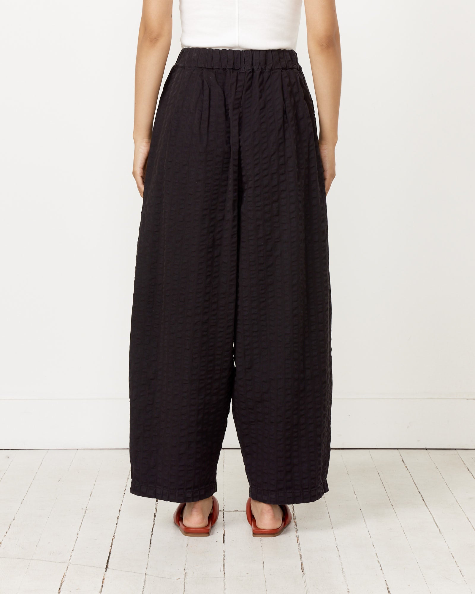 Black Crane Wide Pants Ink Black - Ink Black / XS (257749)