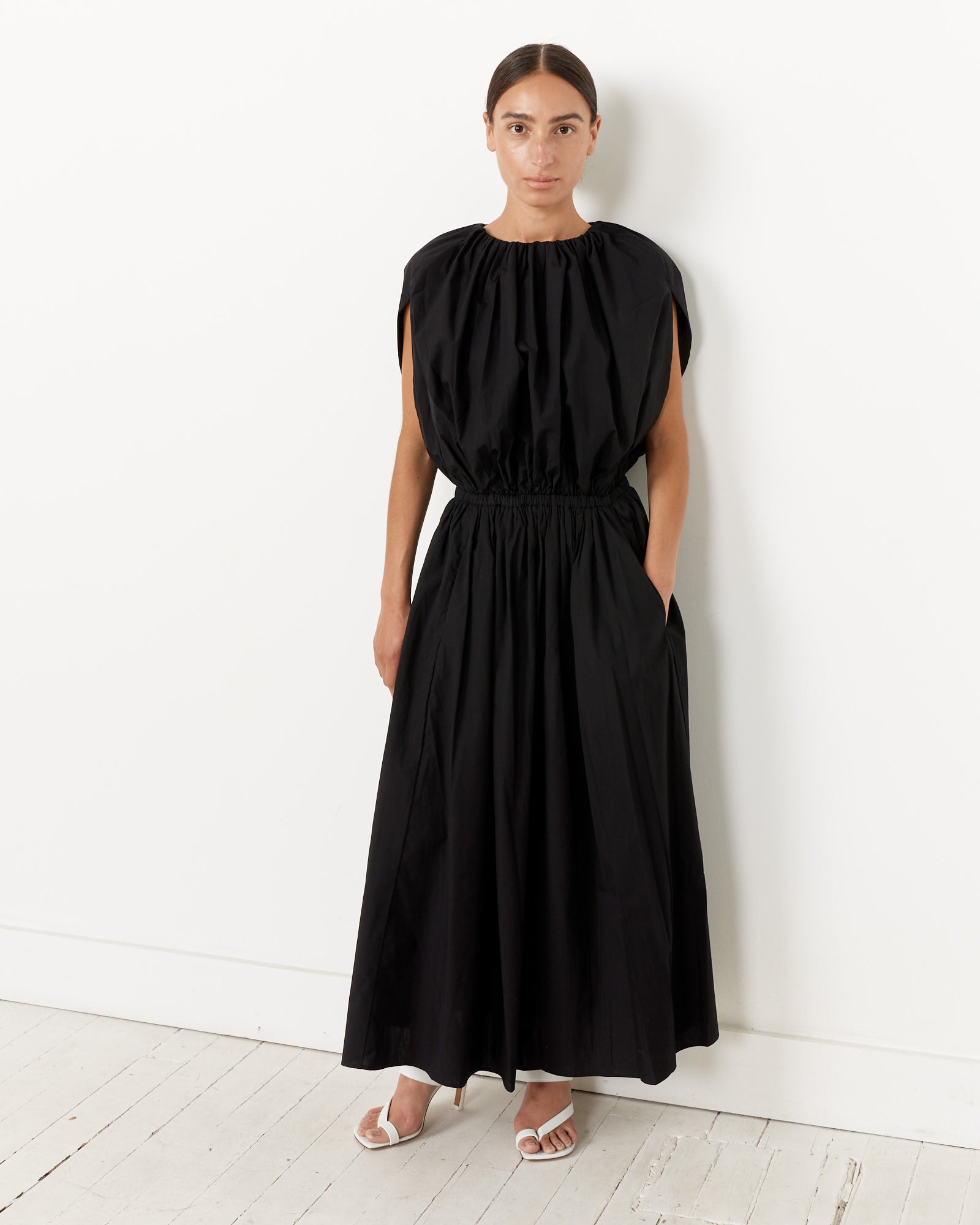 Black Crane Shell Dress Black - Black / XS (257777)