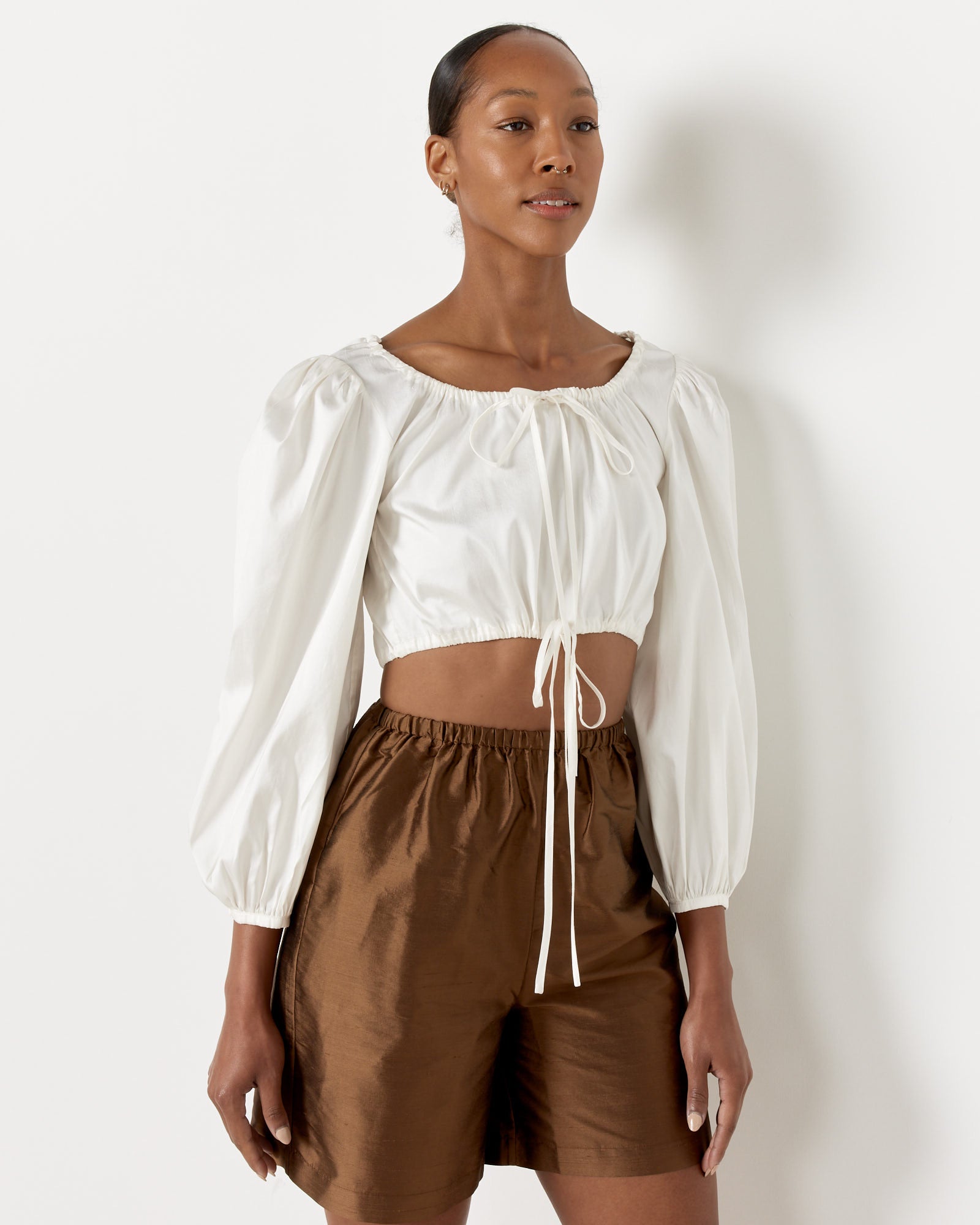 Hai Lupe Blouse Ivory - Ivory / XS (257801)