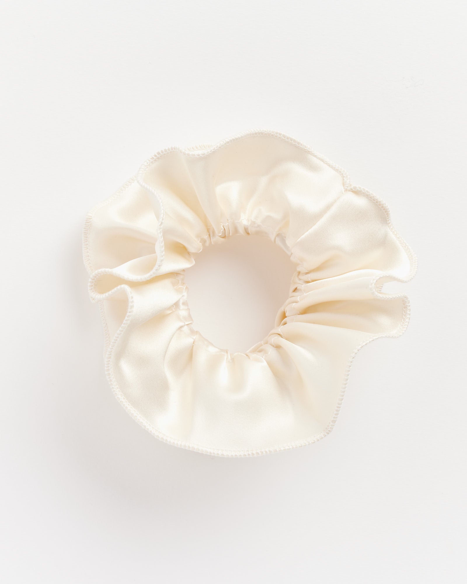 Double Frill Scrunchie - Ivory / OS (257828)