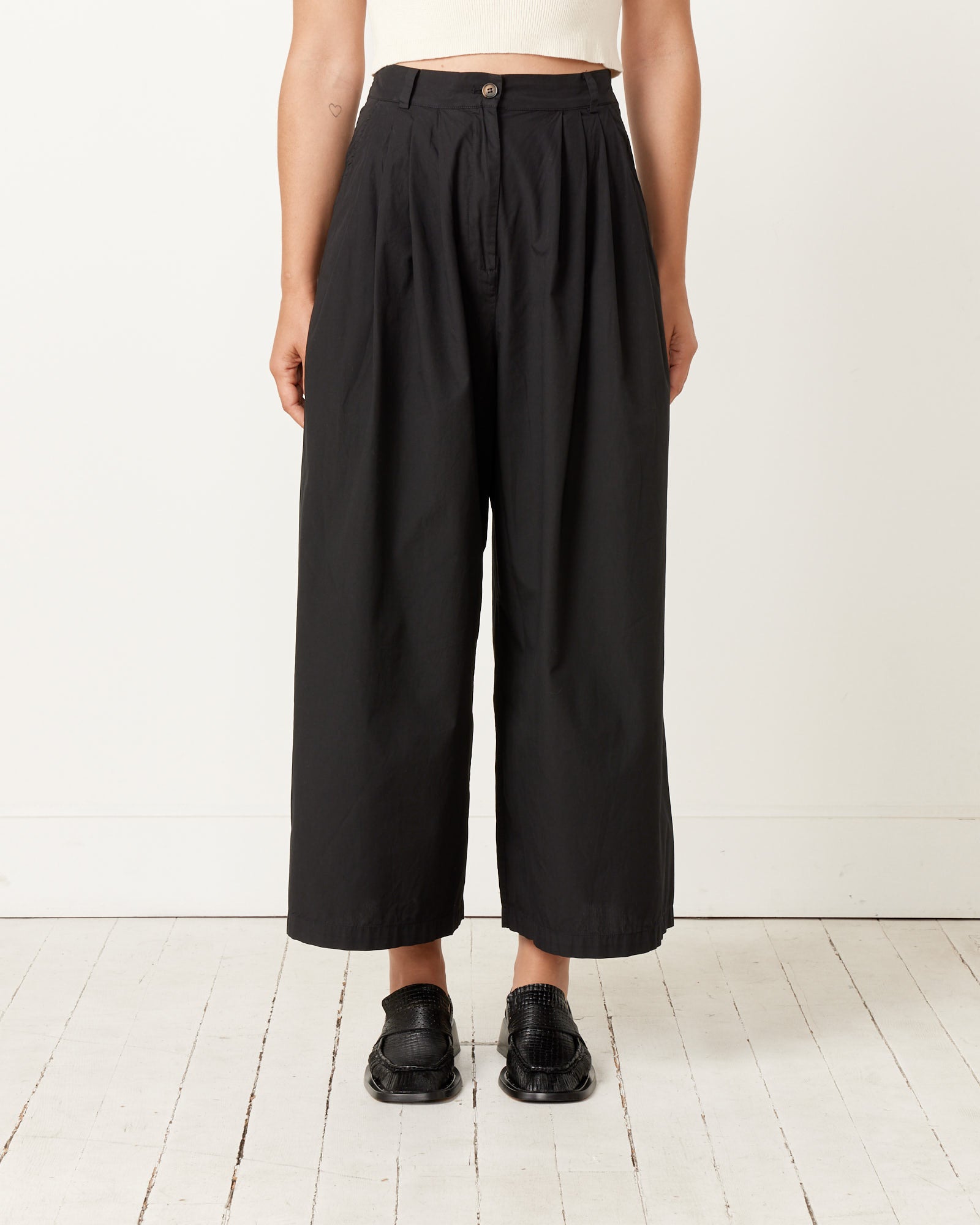 Shaina Mote Volume Trousers Black - Black / 4 (257862)