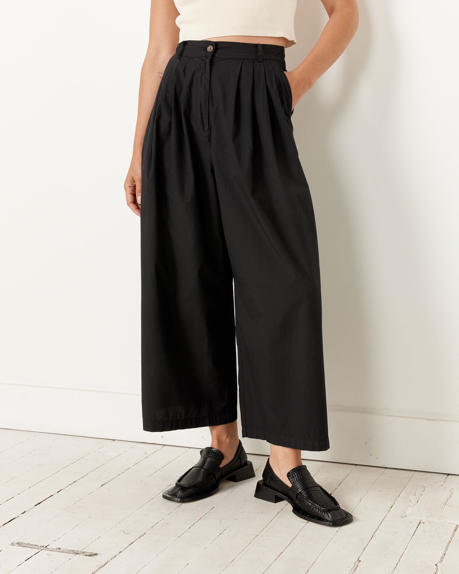 Shaina Mote Volume Trousers Black - Black / 4 (257862)