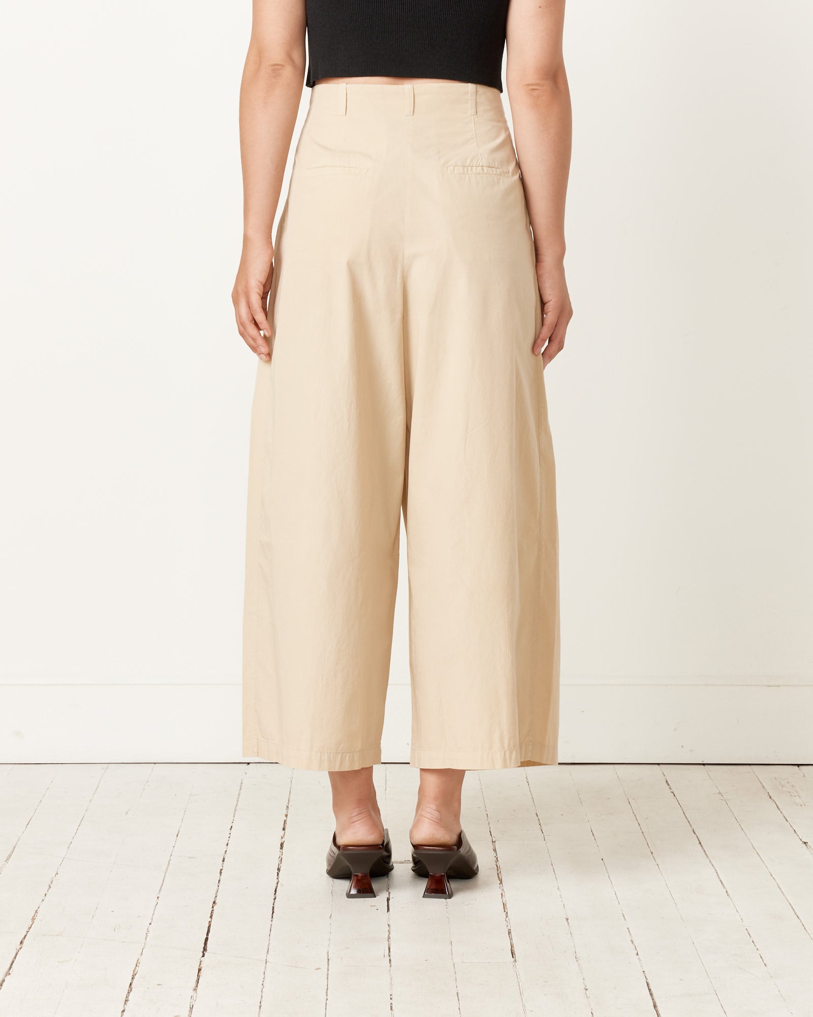 Shaina Mote Volume Trousers Beige - Beige / 4 (257867)