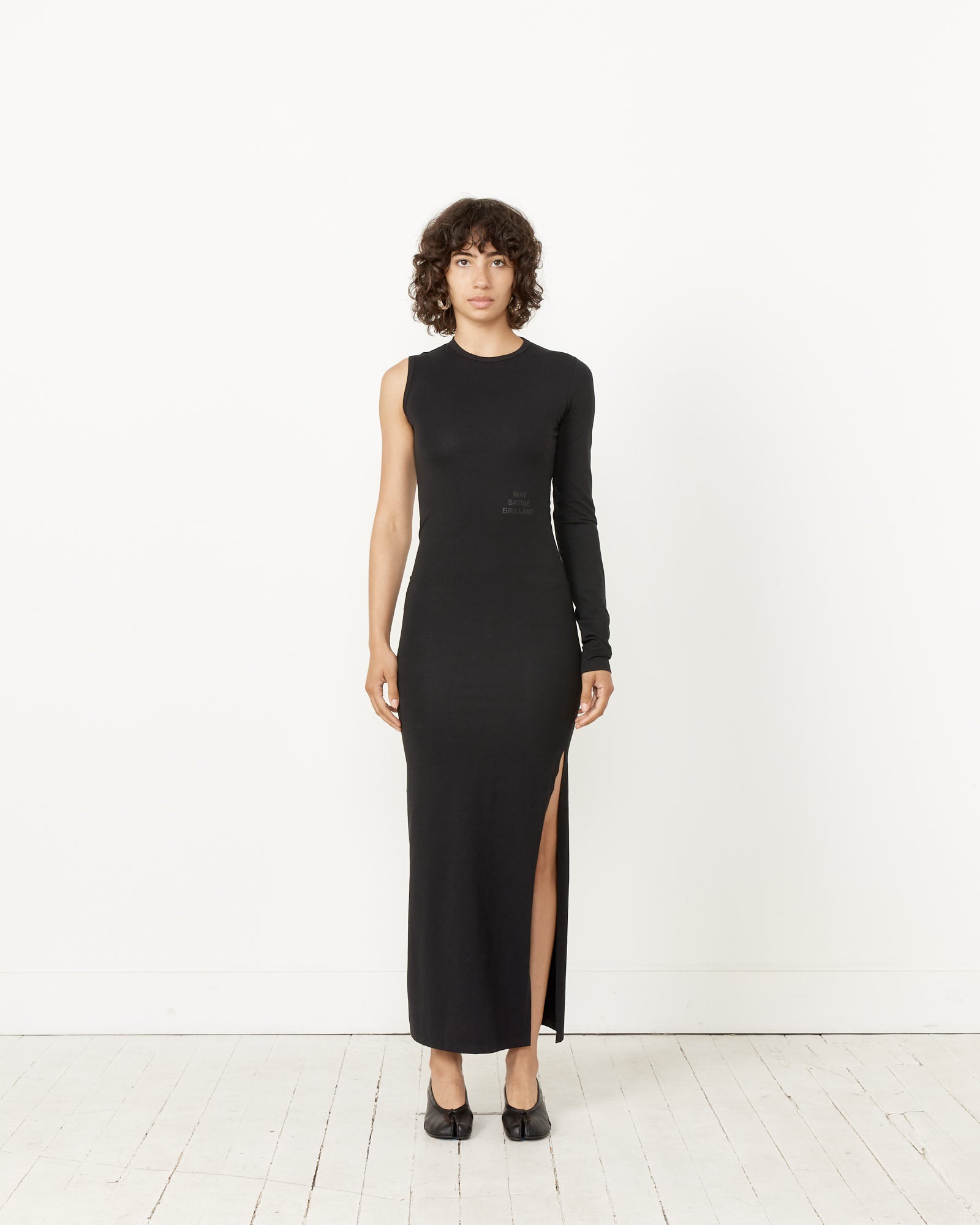 MM6 S62DD0032 Midi Dress Black - Black / S (257885)