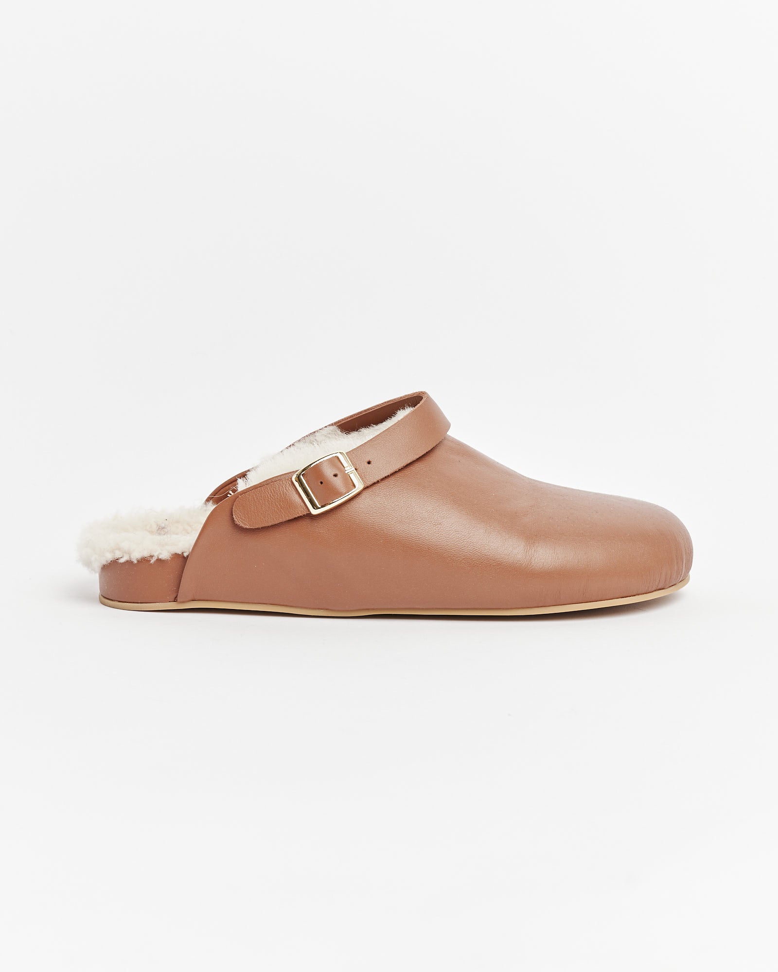 Shearling Clog in Umber - Umber / 9 (257937)