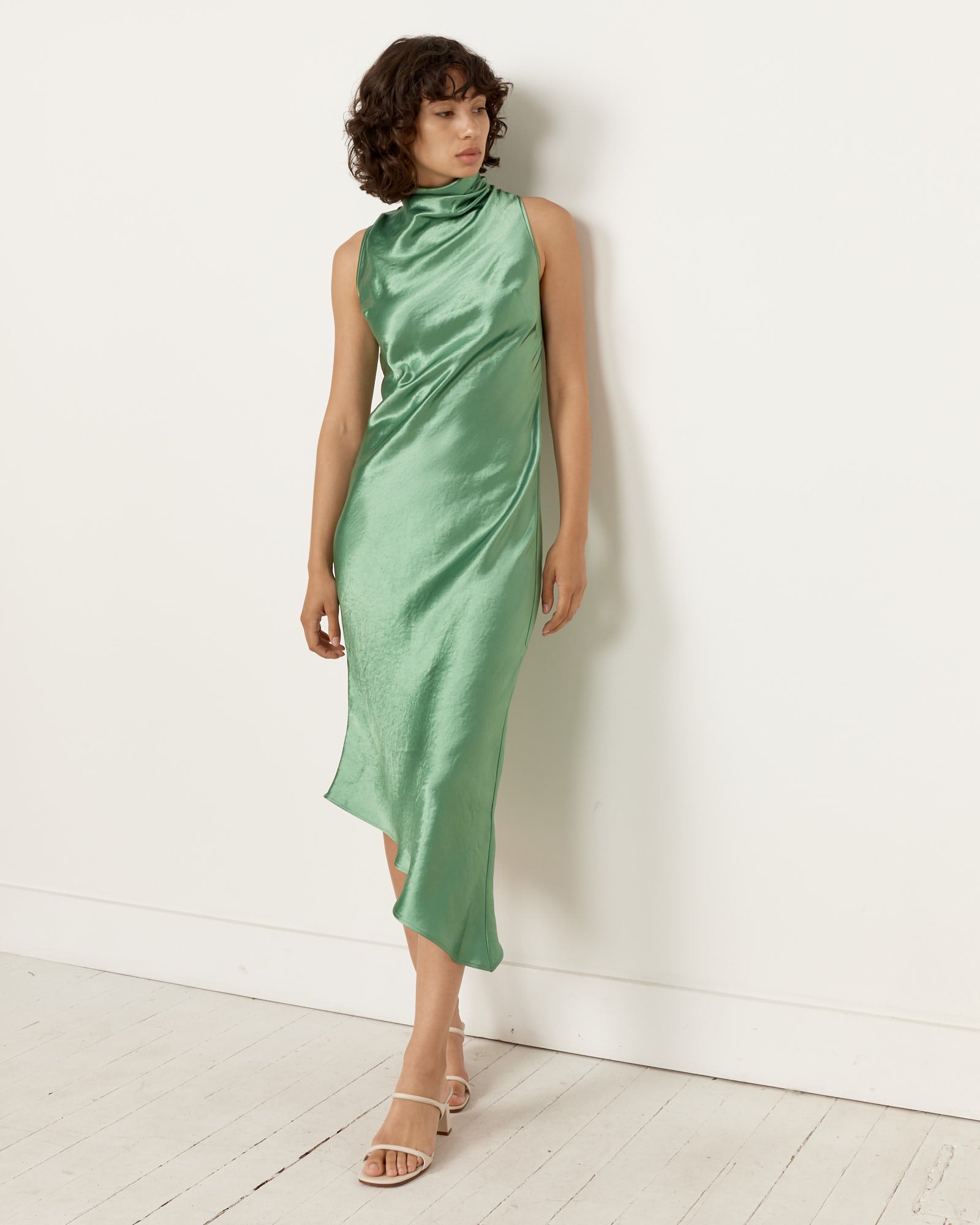 NOMIA Acetate Dress Jade - Jade / 2 (258004)