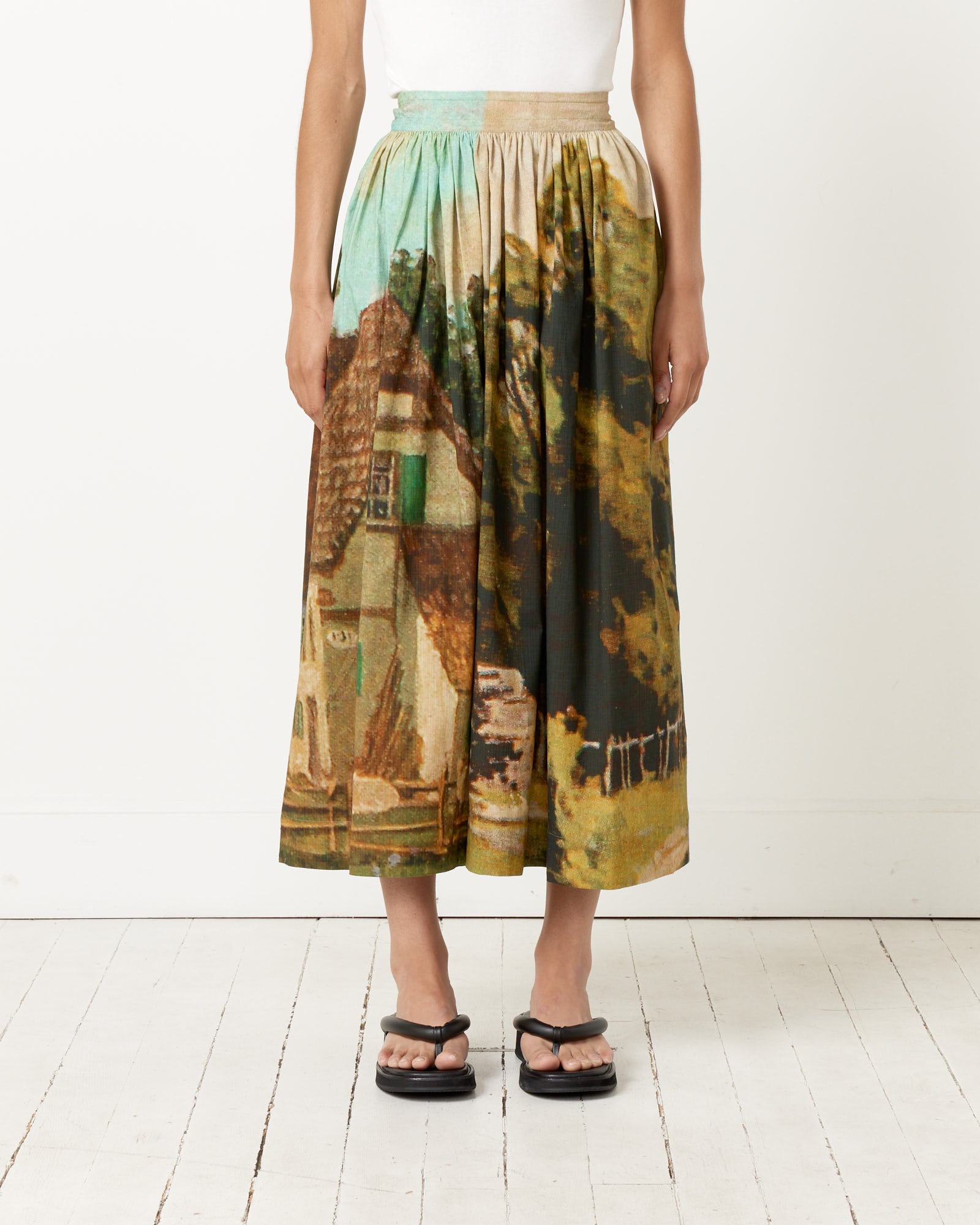 Anntian Skirt Digital Printed Gots - Digital Printed Gots / S (258030)