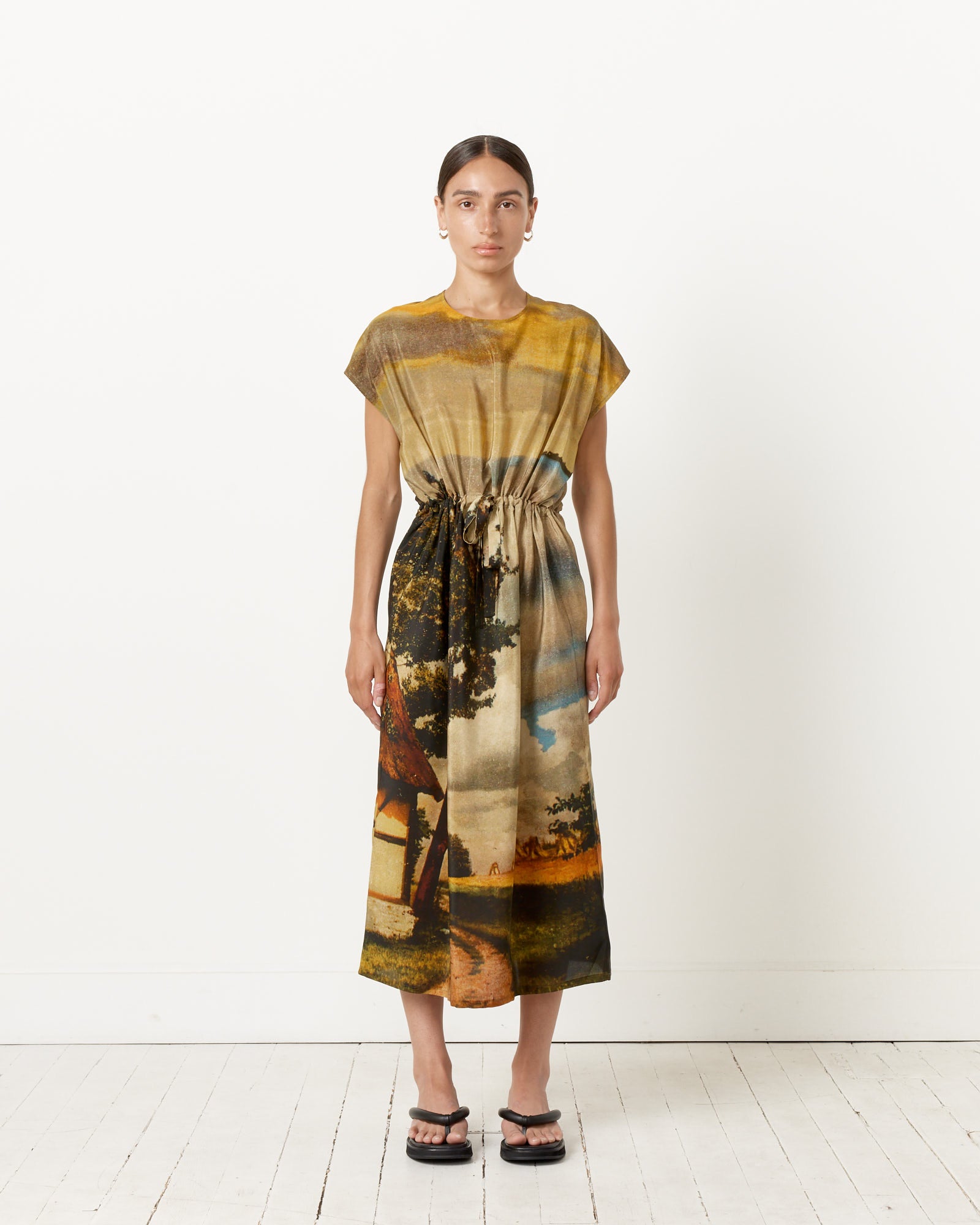 Anntian Simple Dress - Digital Printed Gots / OS (258033)