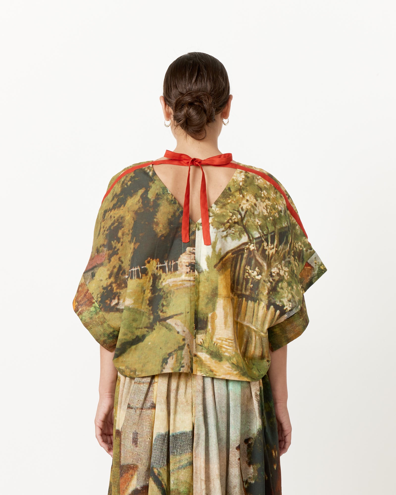 Anntian Top - Digital Printed Gots / OS (258038)