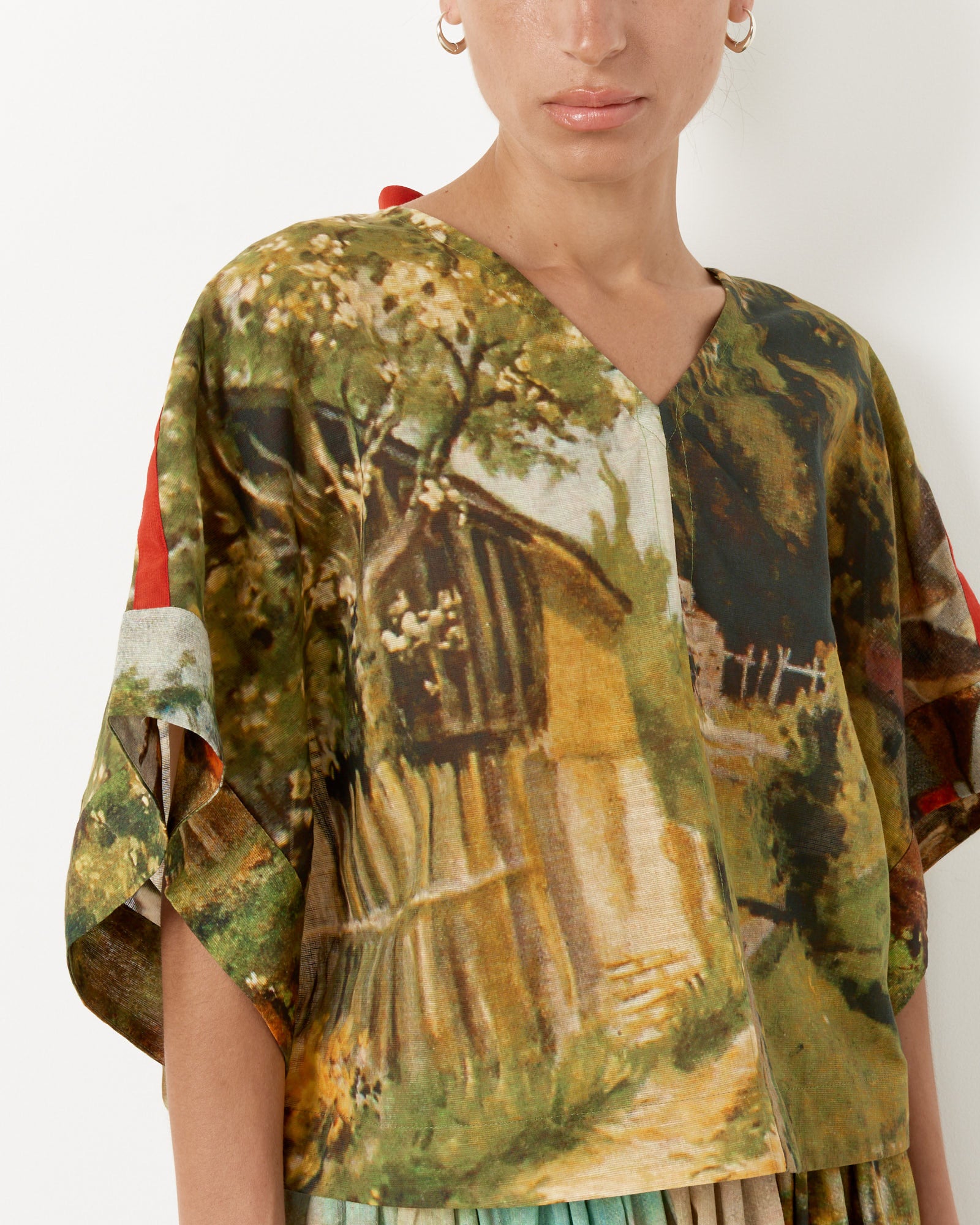 Anntian Top - Digital Printed Gots / OS (258038)