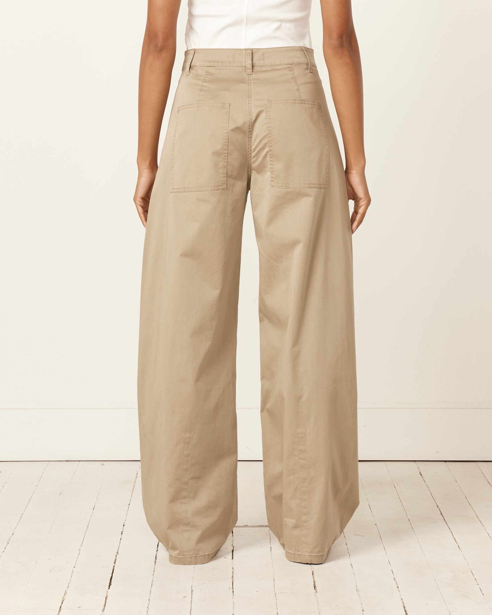 Tibi Sid Chino Pants Acorn - Acorn / 25 (258058)