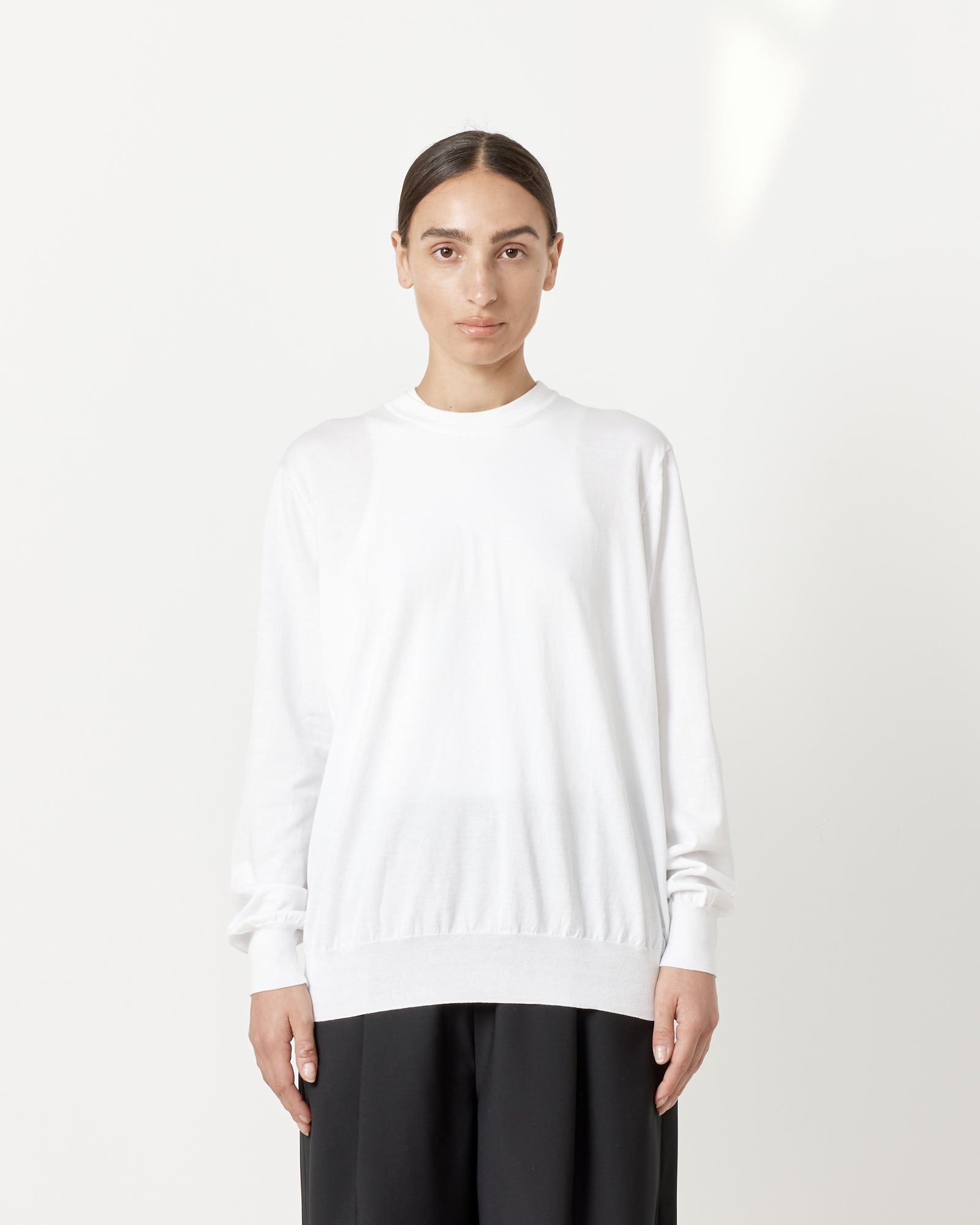 Tibi Perfect Mens Pullover White - White / XS (258081)