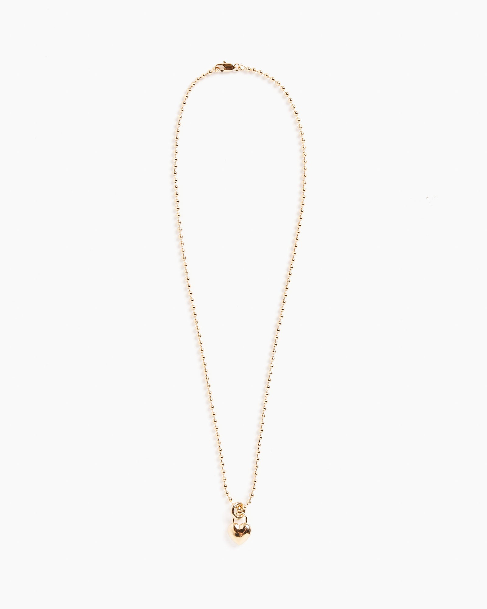 Laura Lombardi Mini Amorina Pendant - 14K Plated Brass - 18" - Default Title (258118)