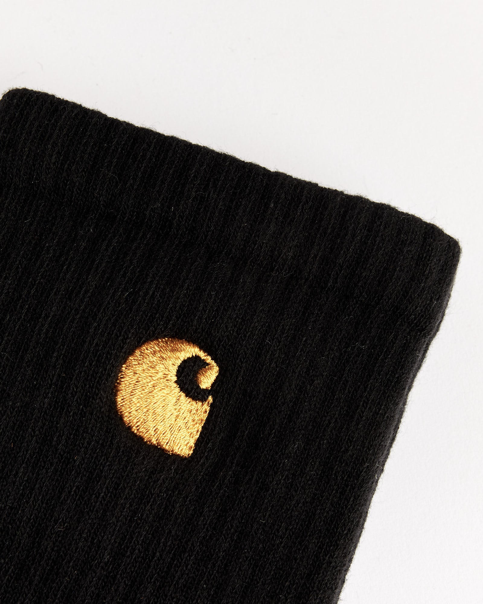 Carhartt WIP Chase Socks Black/Gold - Black/Gold / OS (258163)