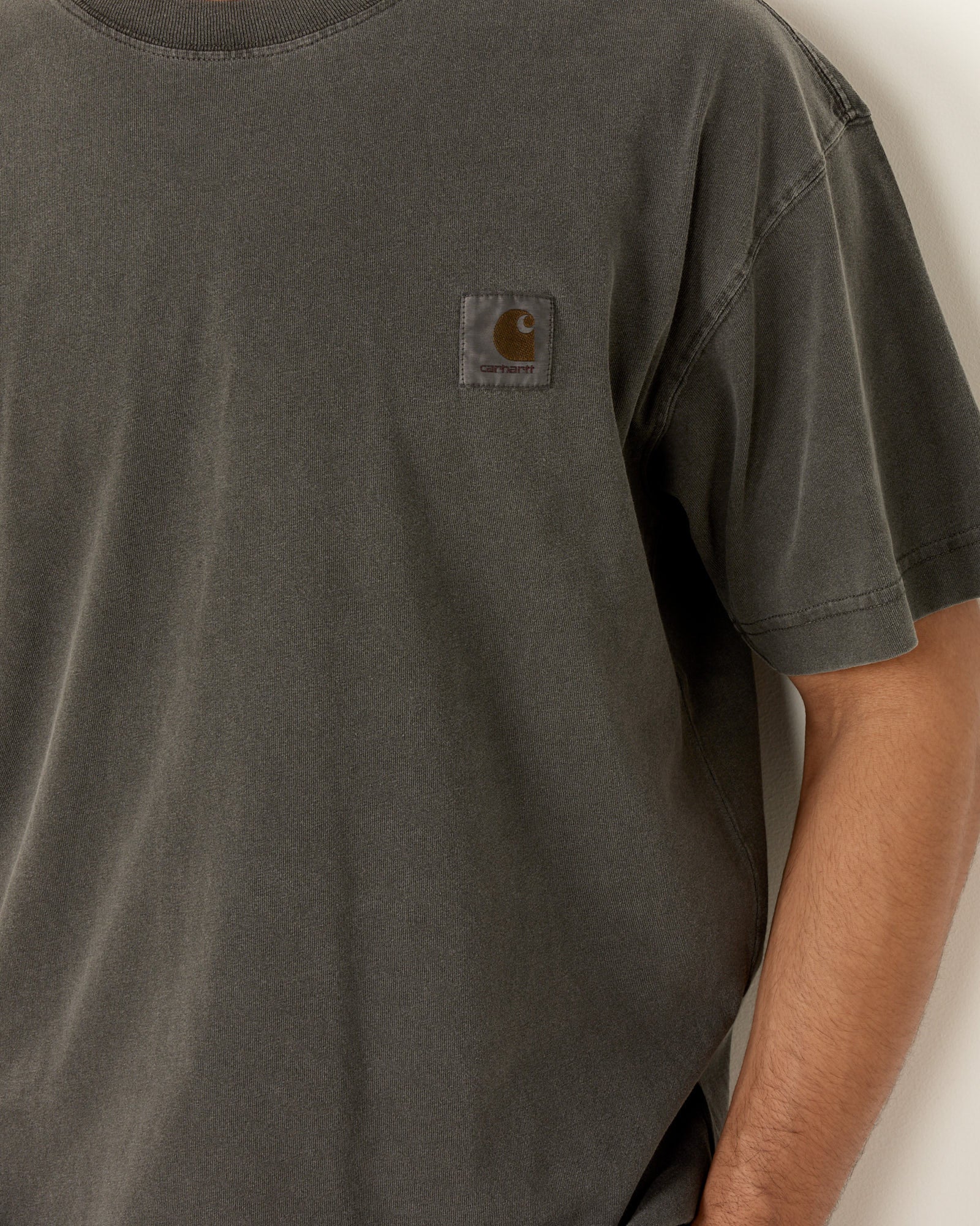 Carhartt WIP S/S Nelson T-Shirt Charcoal - Charcoal / M (258215)