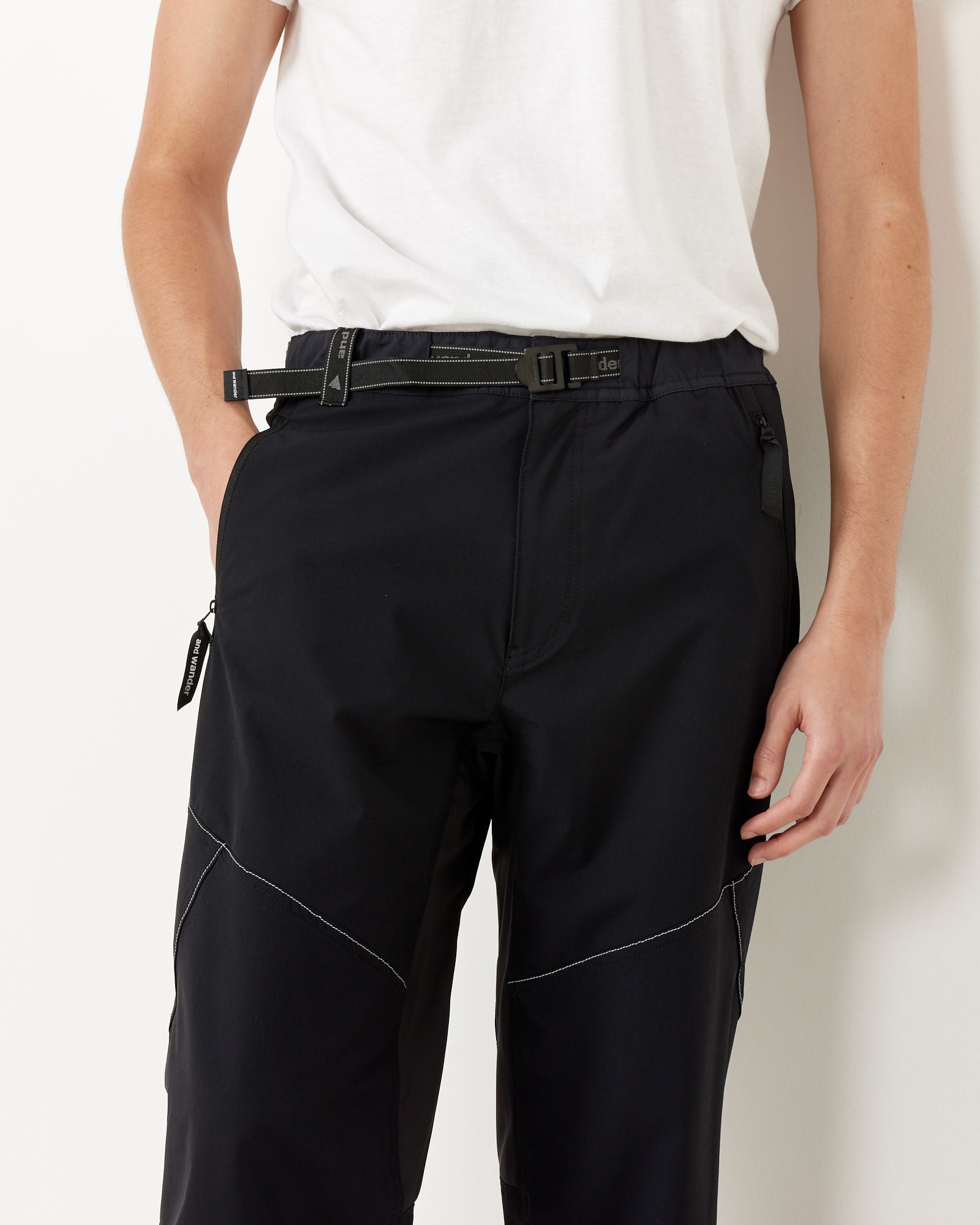 And Wander 8 Trek Pants Black - Black / L (258234)