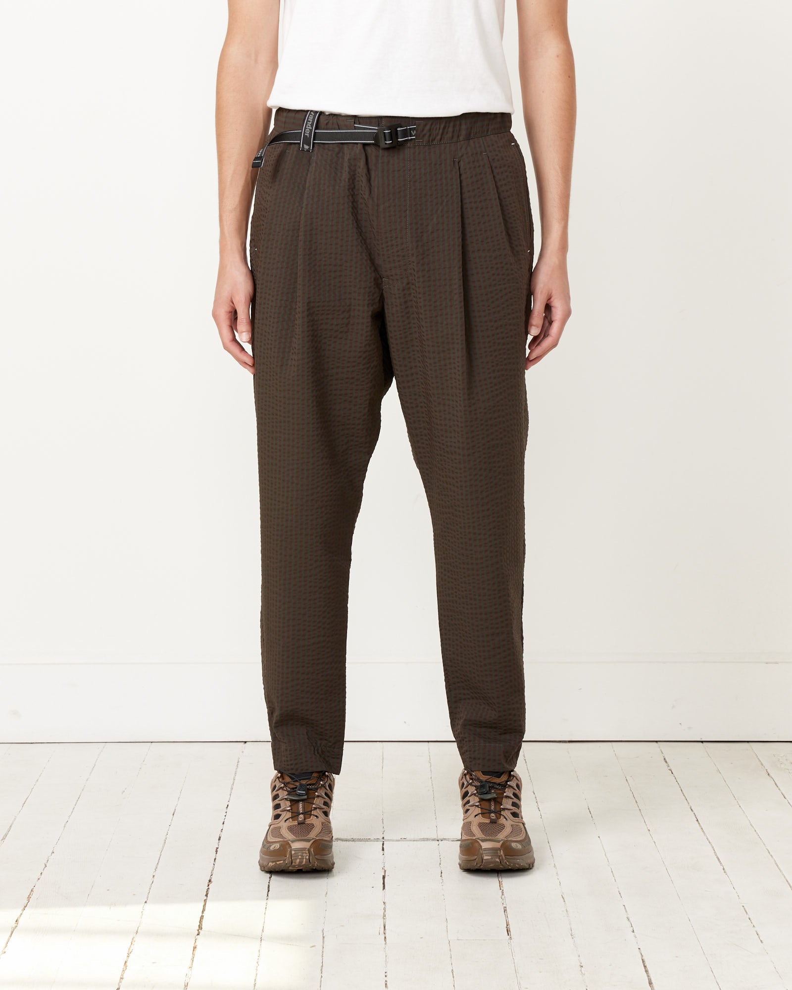 And Wander 65 Dry Soft Seersucker Pants Khaki - Khaki / L (258249)