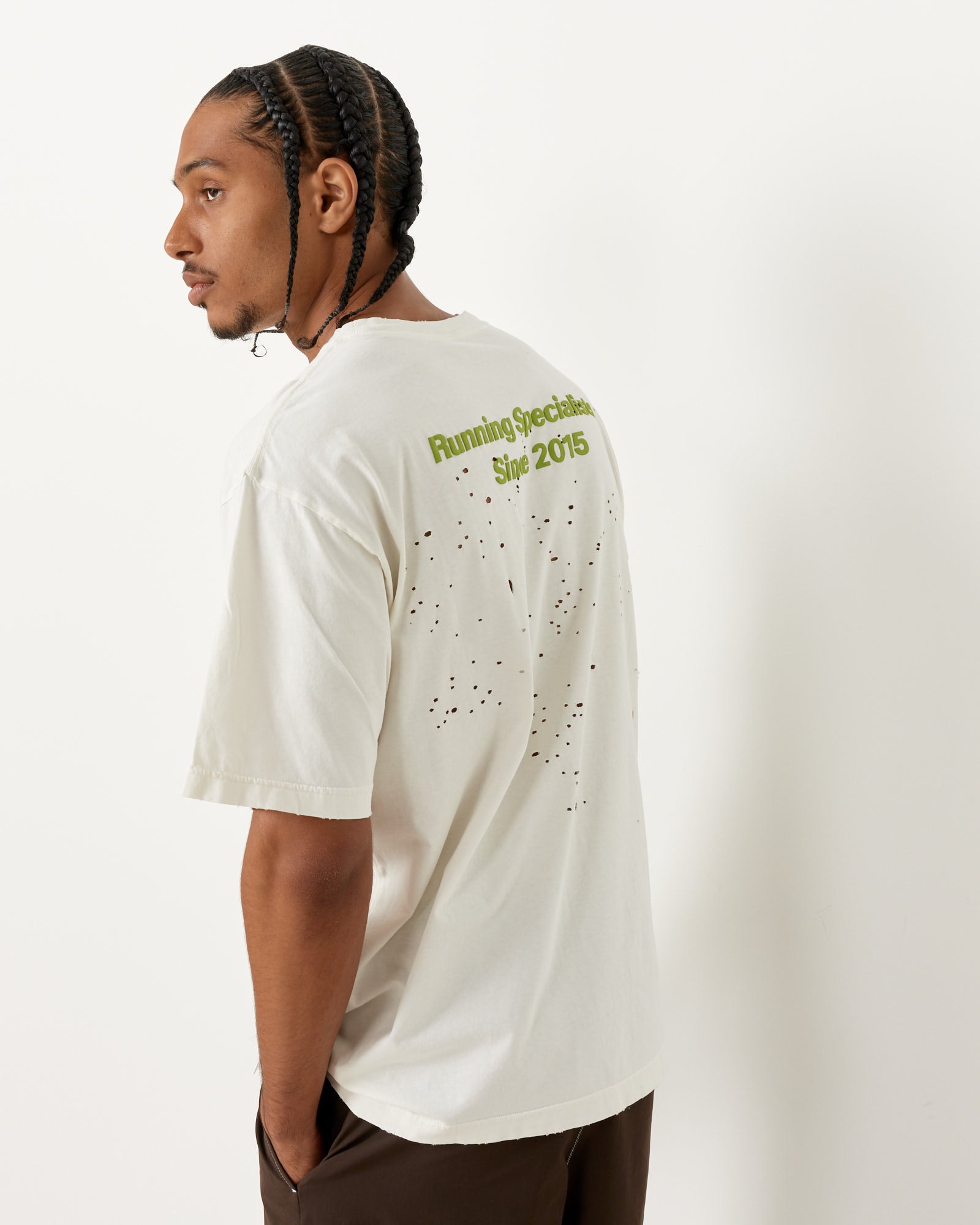 Satisfy Running SRS MothTech T-Shirt Off White - Off White / XL (258278)