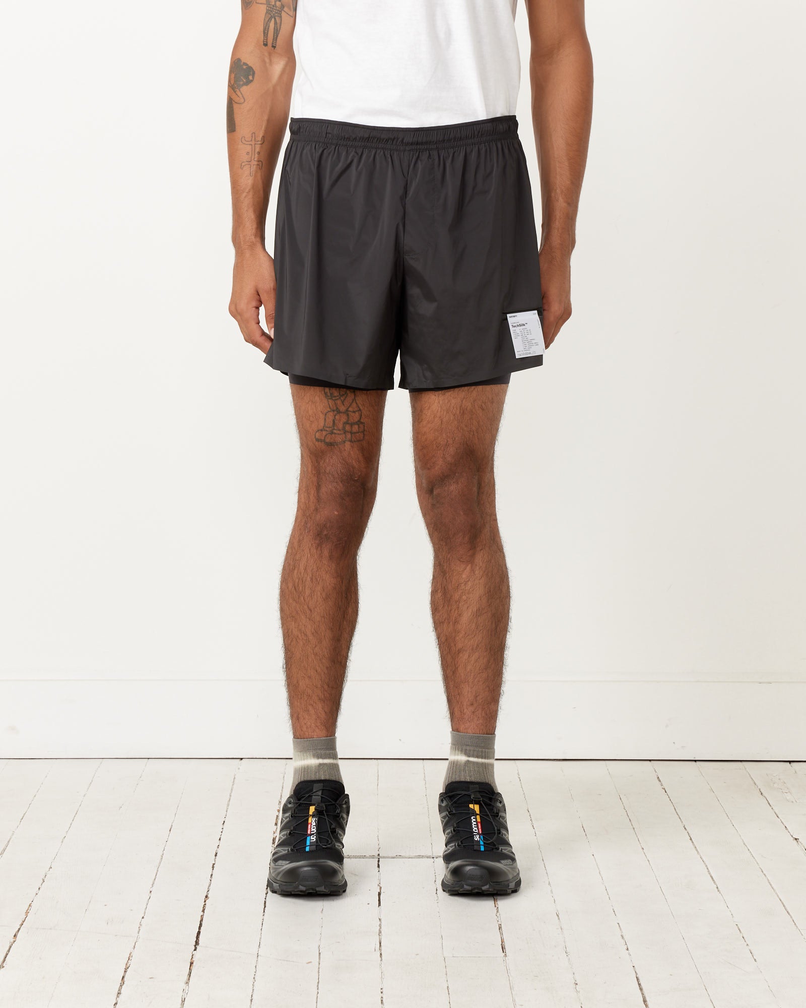 Satisfy Running TechSilk Shorts Black - Black / L (258288)