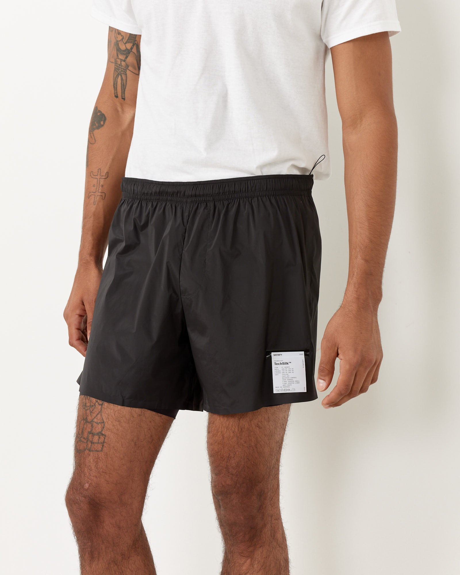 Satisfy Running TechSilk Shorts Black - Black / L (258288)