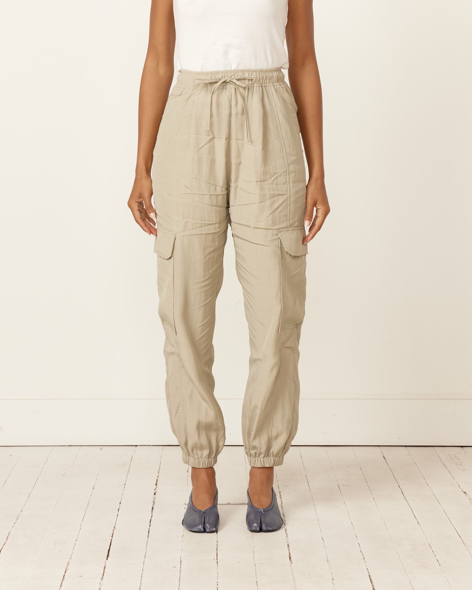 Mijeong Park Lightweight Cargo Pants Mint - Mint / XS (258352)