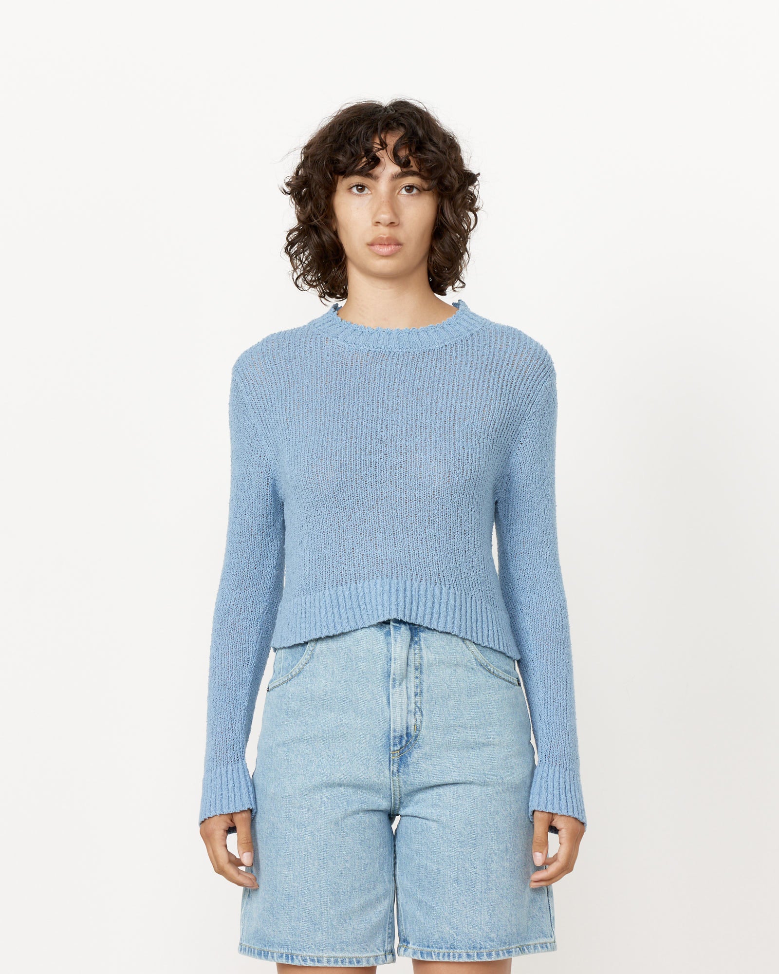 Rachel Comey Barca Pullover Light Blue - Light Blue / S (258380)