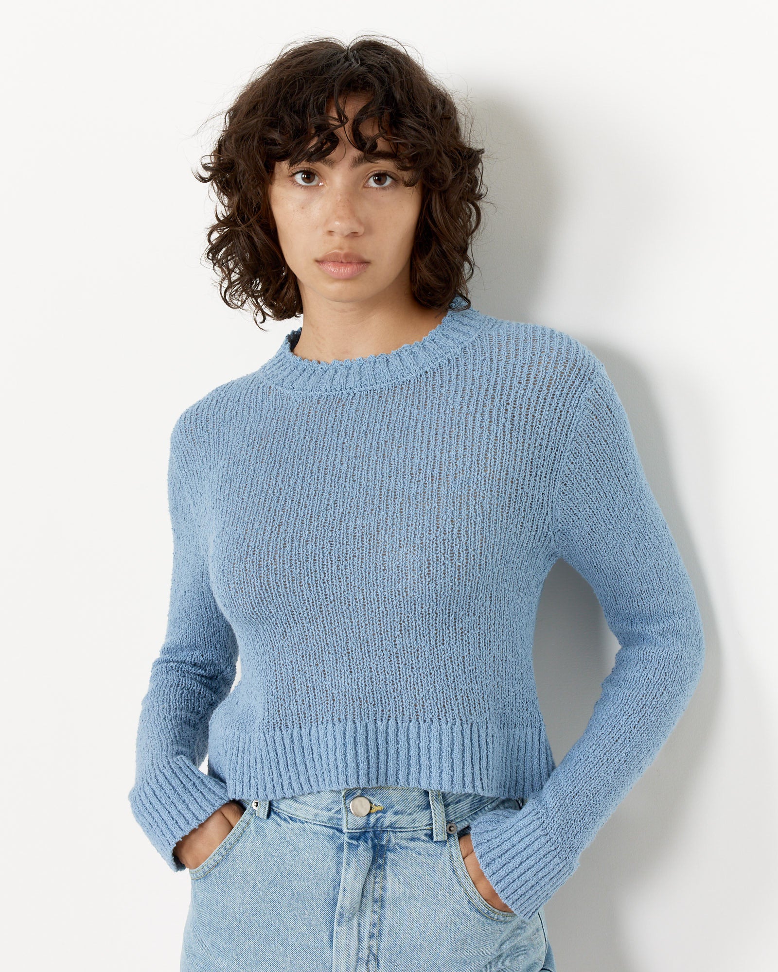 Rachel Comey Barca Pullover Light Blue - Light Blue / S (258380)