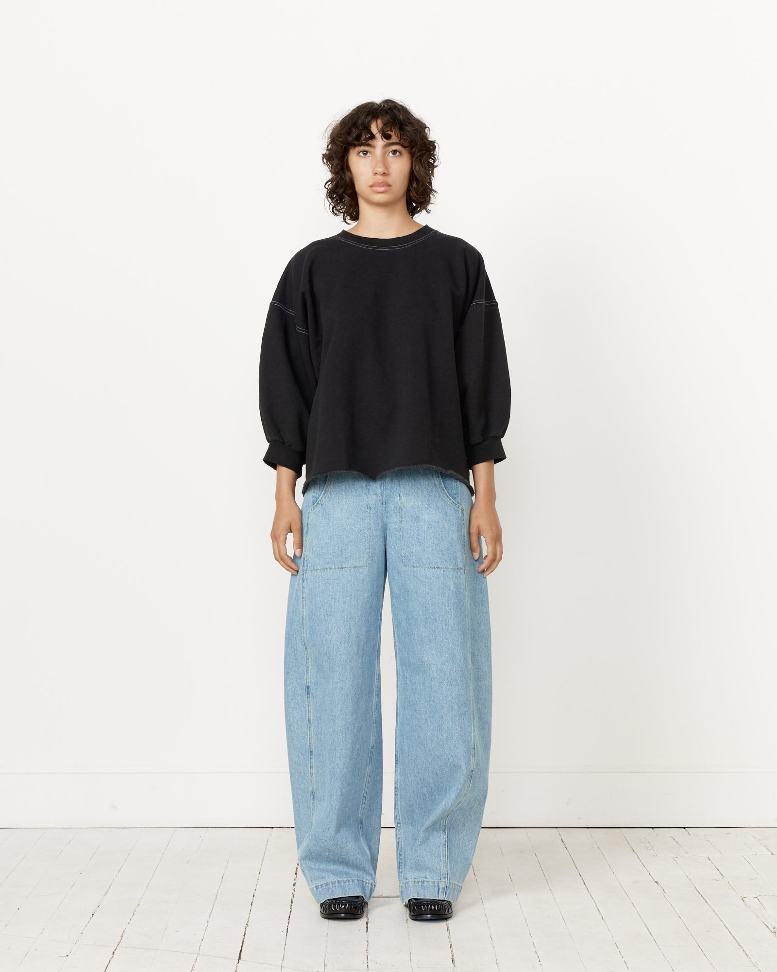 Rachel Comey Fond Sweatshirt Charcoal - Charcoal / XS/S (258396)