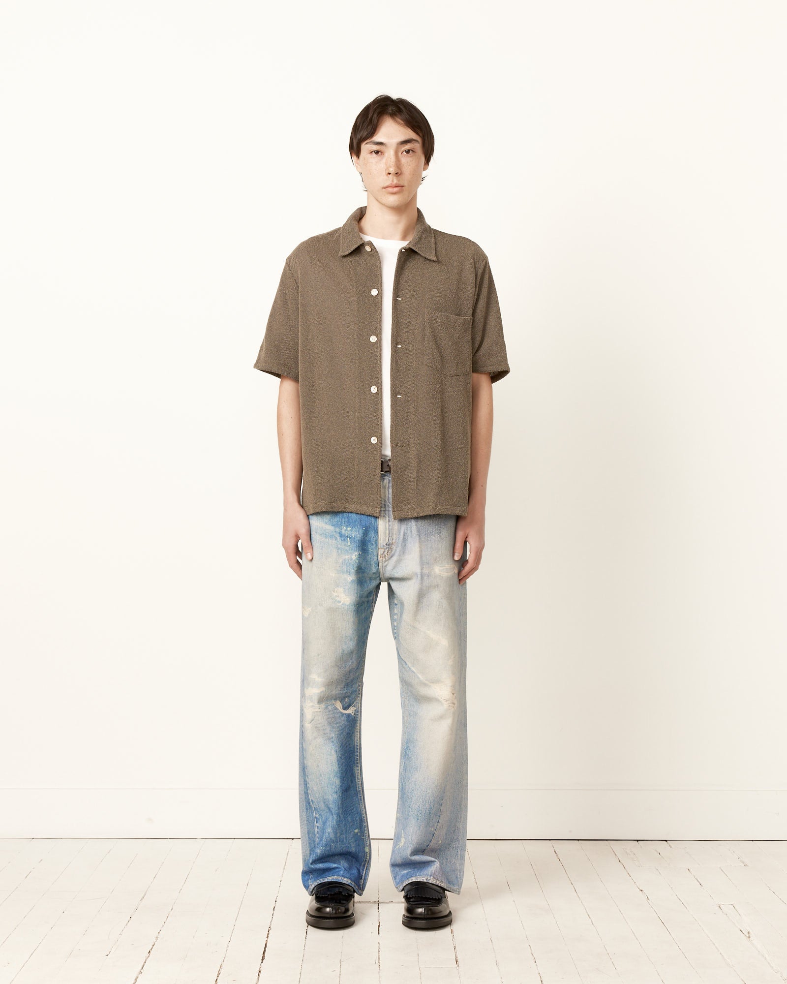 Our Legacy Box S/S Shirt Muck Boucle - Muck Boucle / 50 (258477)