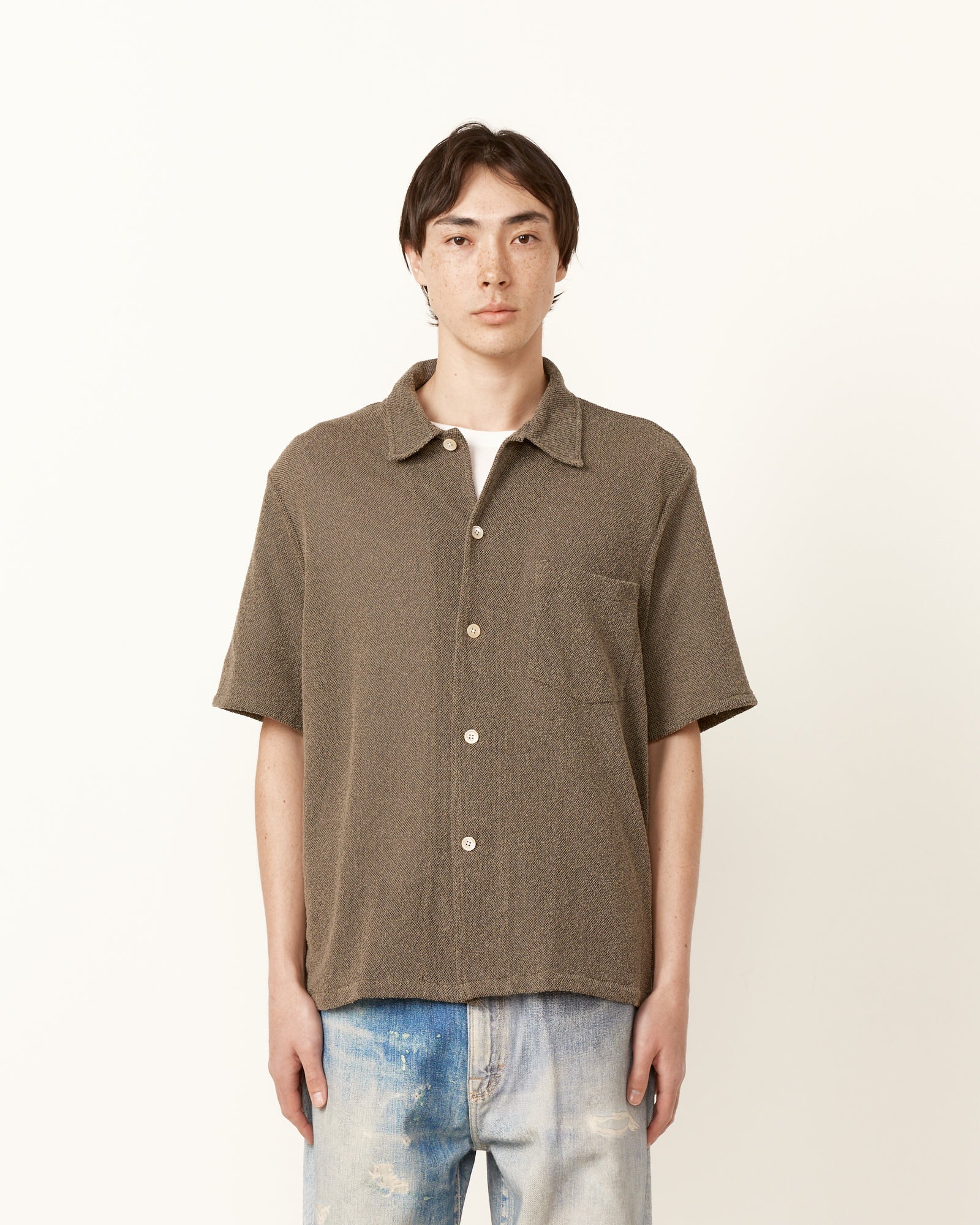 Our Legacy Box S/S Shirt Muck Boucle - Muck Boucle / 50 (258477)