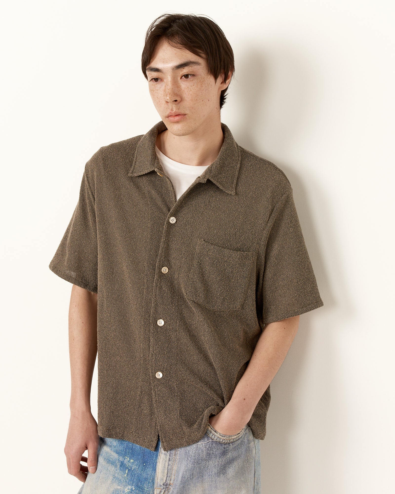 Our Legacy Box S/S Shirt Muck Boucle - Muck Boucle / 50 (258477)