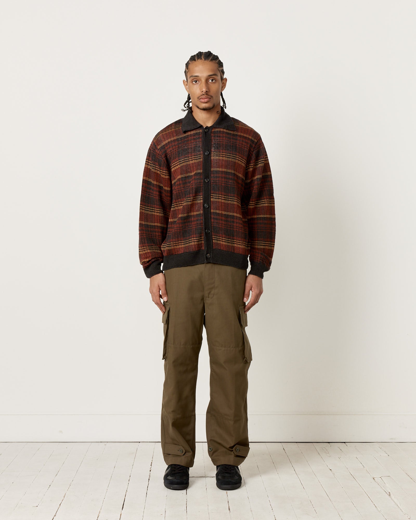 Our Legacy Evening Polo Rust Geezer Check - Rust Geezer Check / 48 (258504)