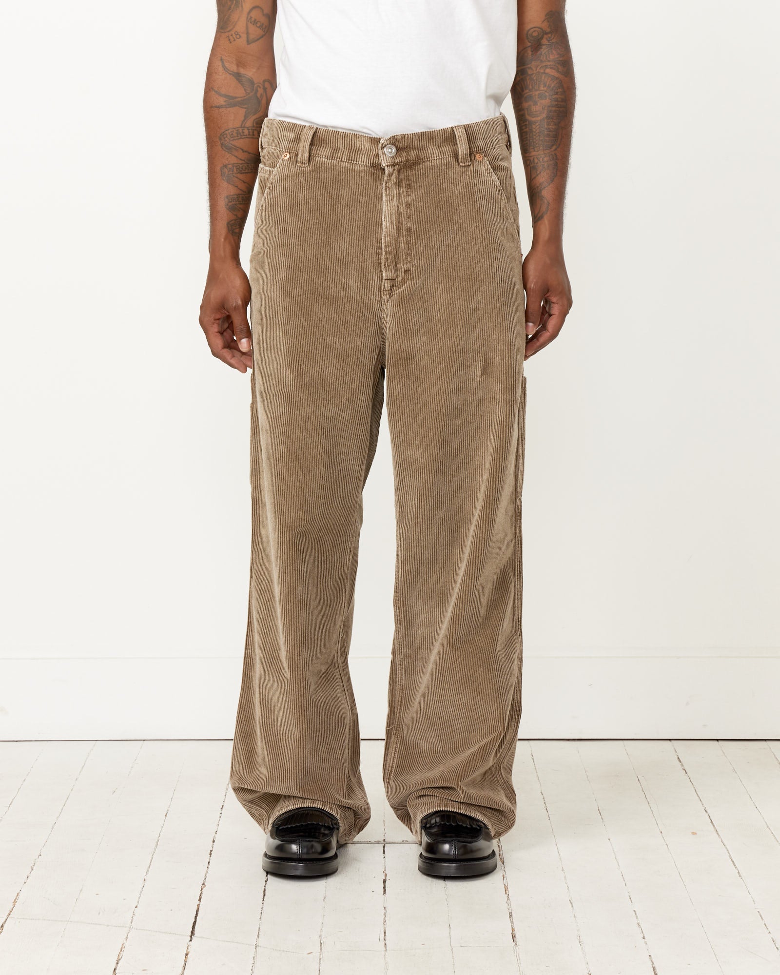 Our Legacy Joiner Trousers Brown Enzyme Cord - Brown Enzyme Cord / 48 (258515)