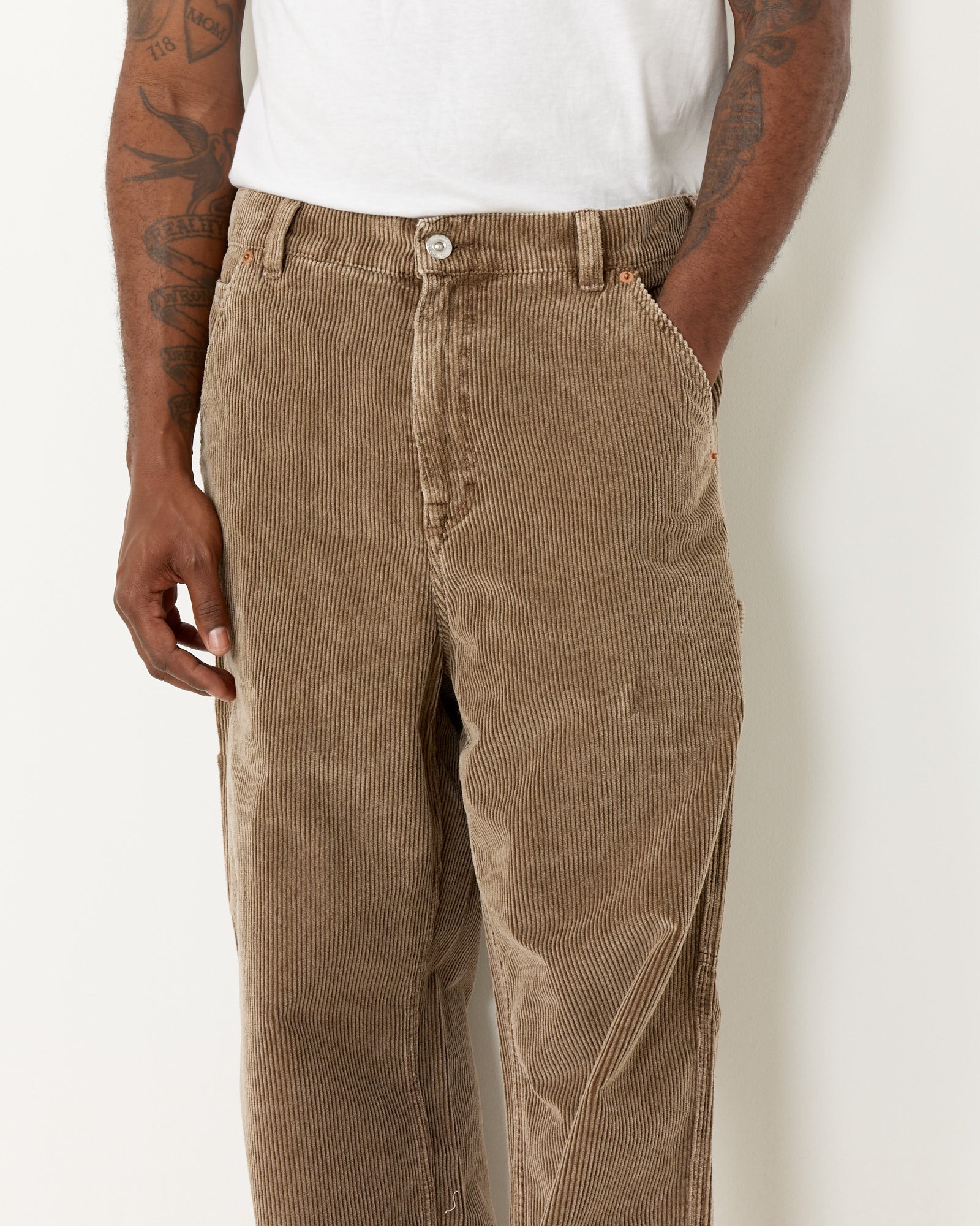 Our Legacy Joiner Trousers Brown Enzyme Cord - Brown Enzyme Cord / 48 (258515)