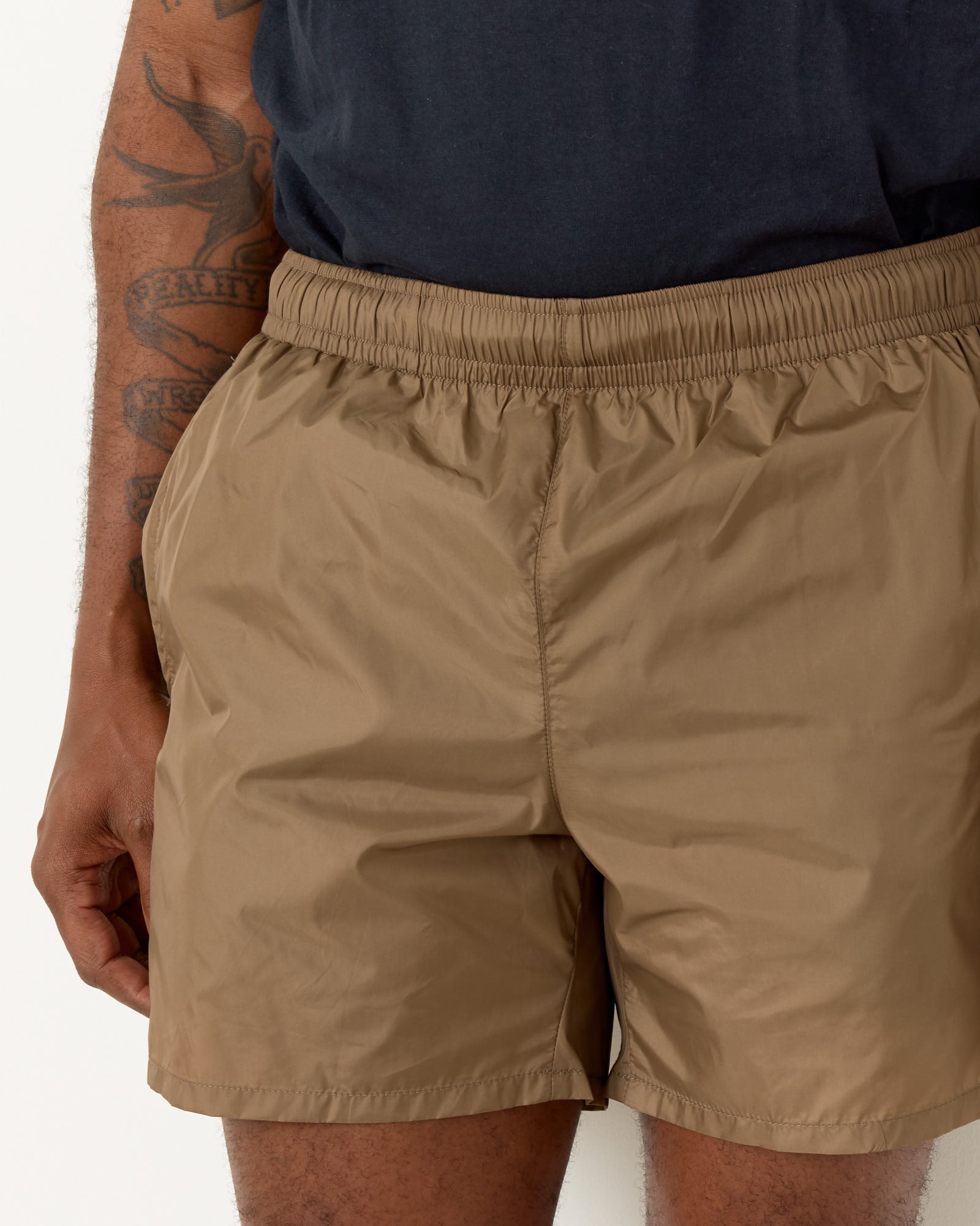 Our Legacy Drape Tech Trunks Cavalry Olive Aero Nylon - Cavalry Olive Aero Nylon / 48 (258558)