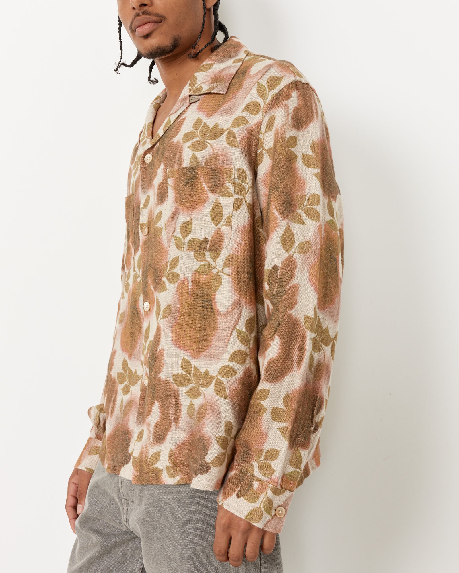 Our Legacy Hausen Shirt Minuo Flower Print - Minuo Flower Print / 50 (258565)