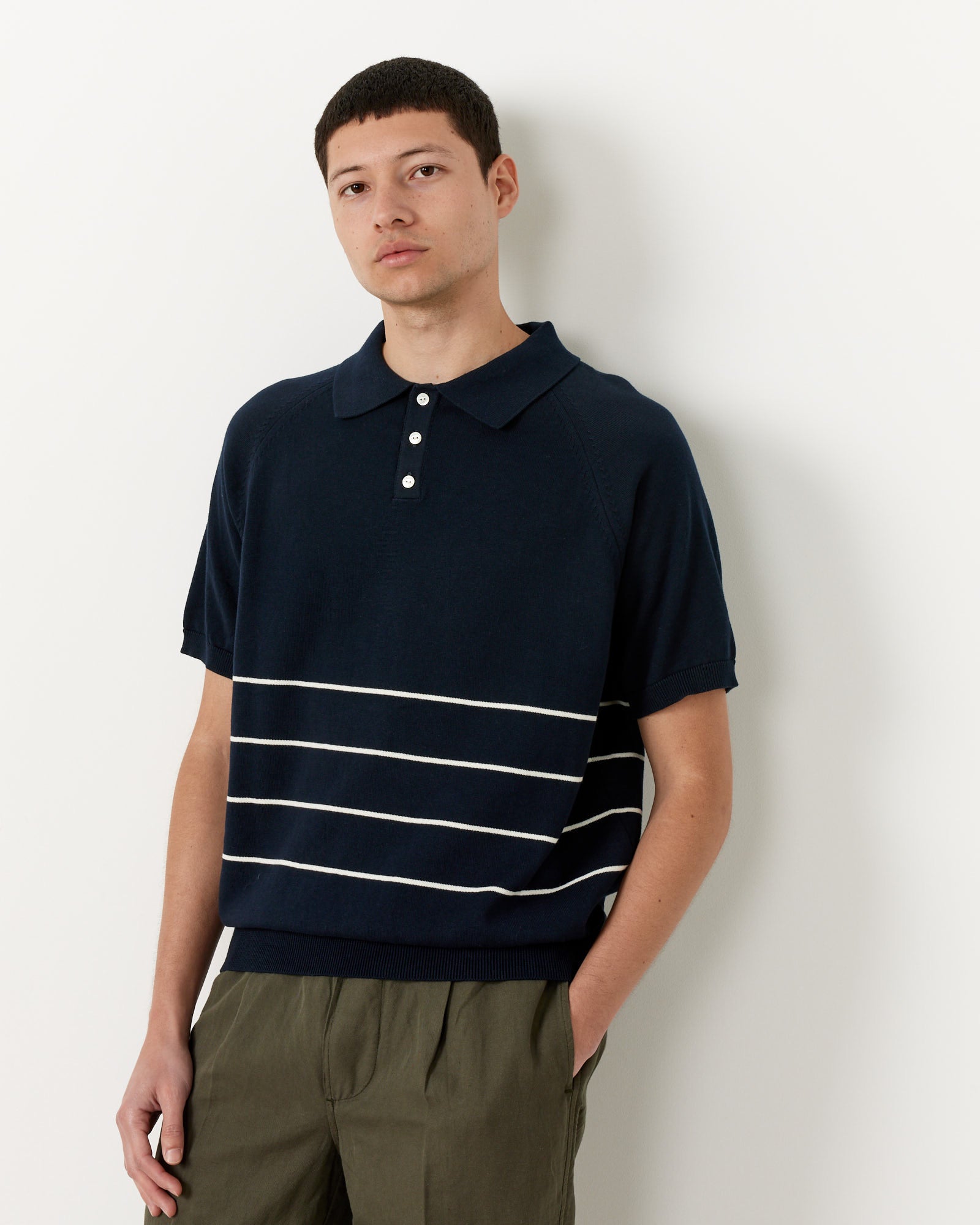 Knickerbocker Link Polo Navy - Navy / L (258590)