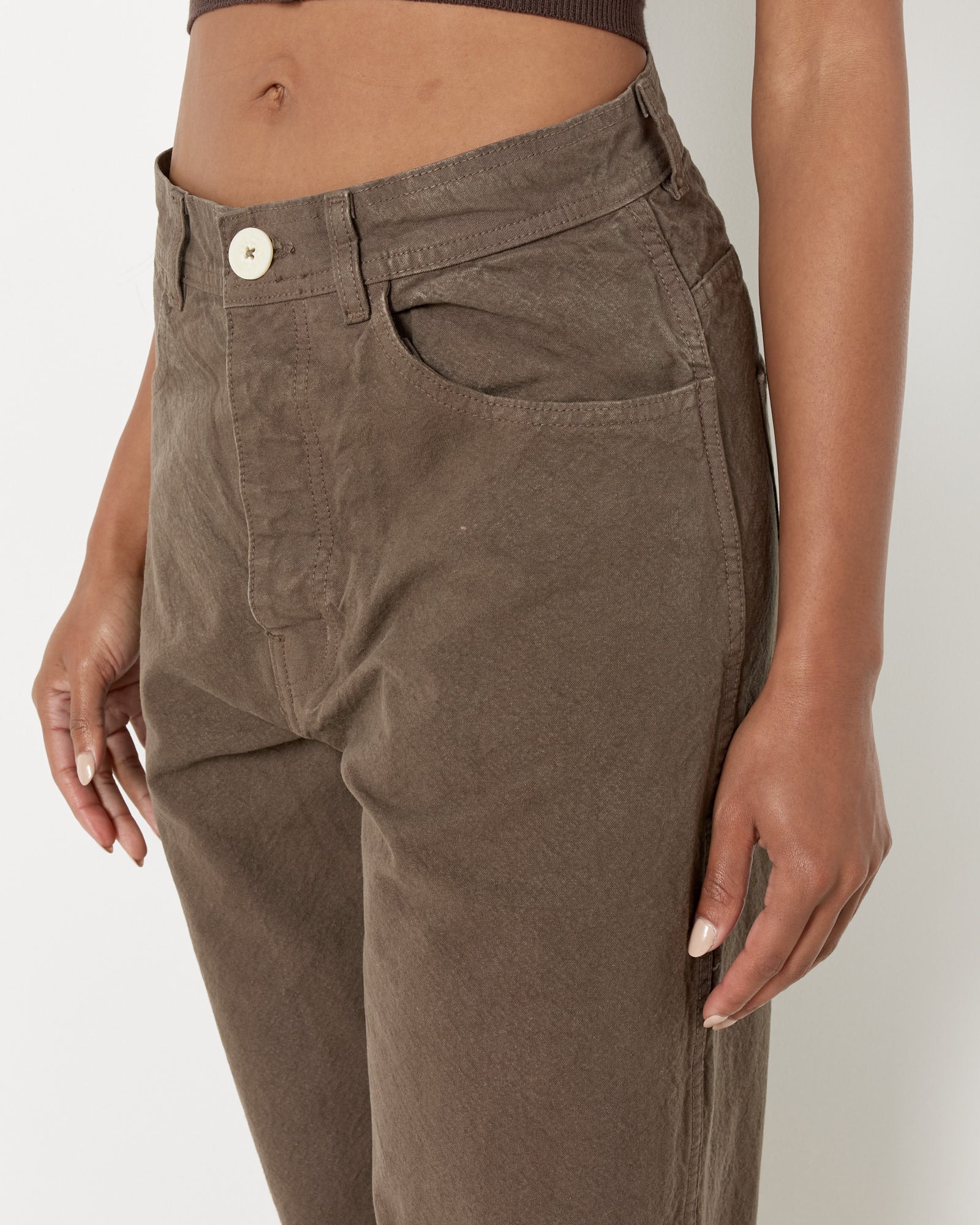 Jesse Kamm California Wide Pant Mushroom - Mushroom / 0 (258725)