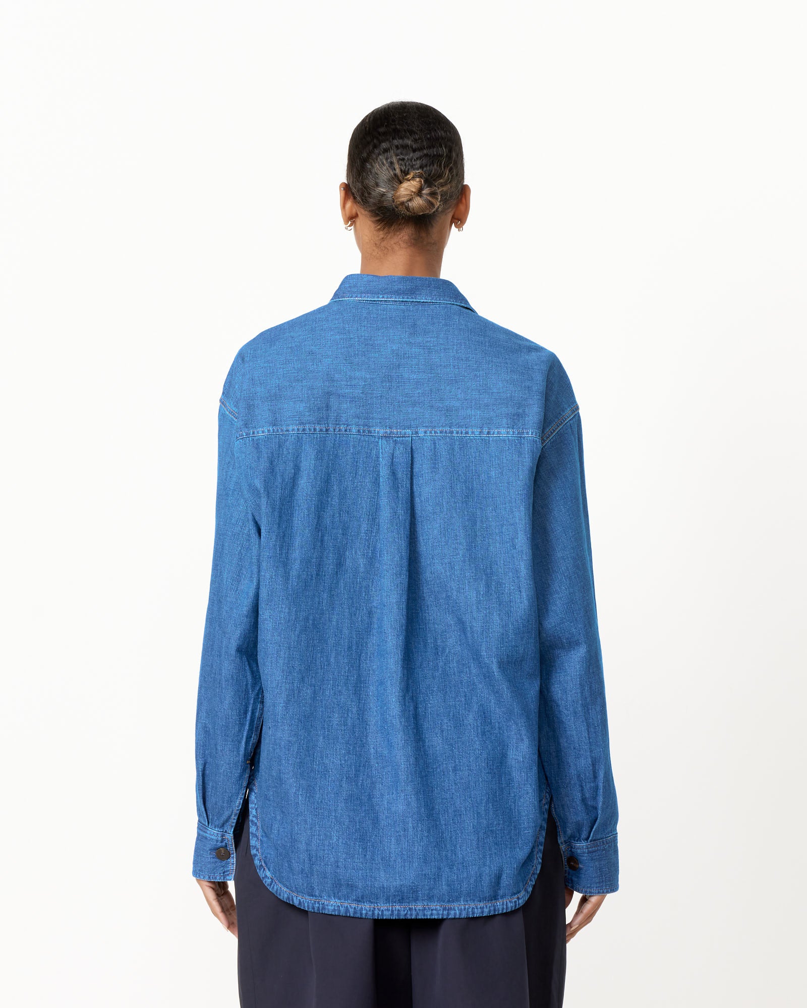 Studio Nicholson Neel Shirts Indigo - Indigo / 0 (258765)