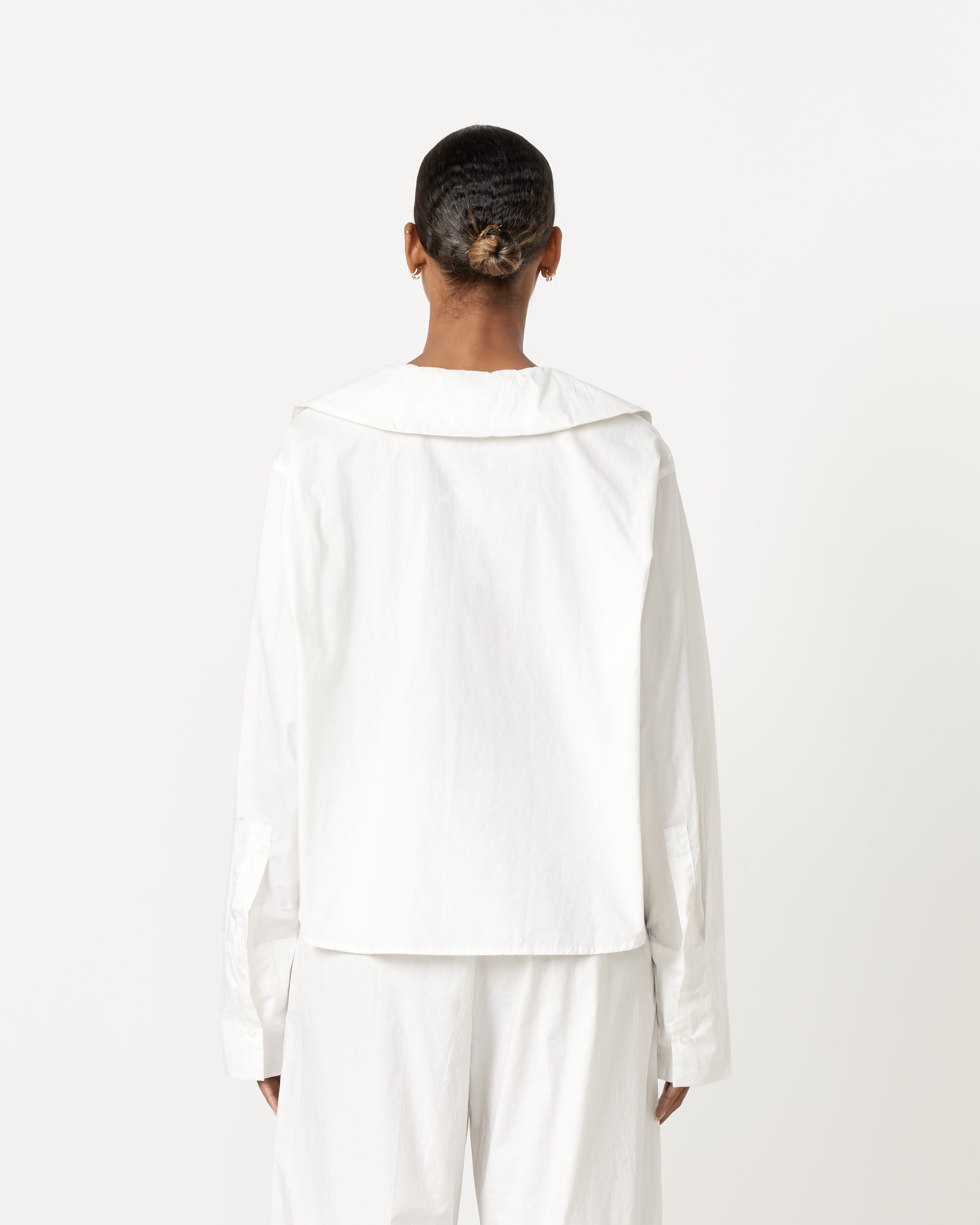 Deiji Studios OS Collared Shirt White - White / XS (258795)