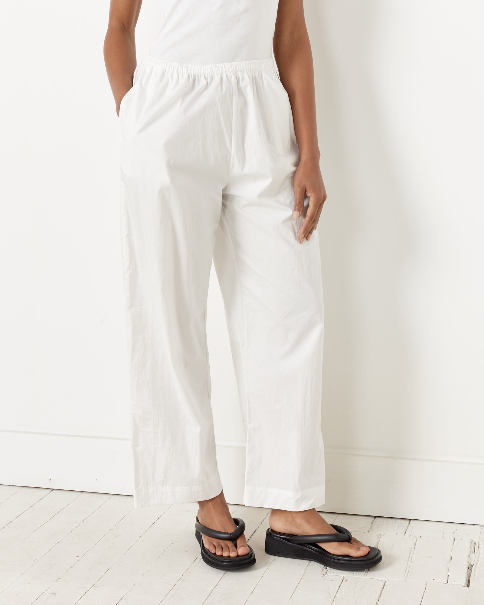 Deiji Studios Ease Trousers White - White / XS (258799)