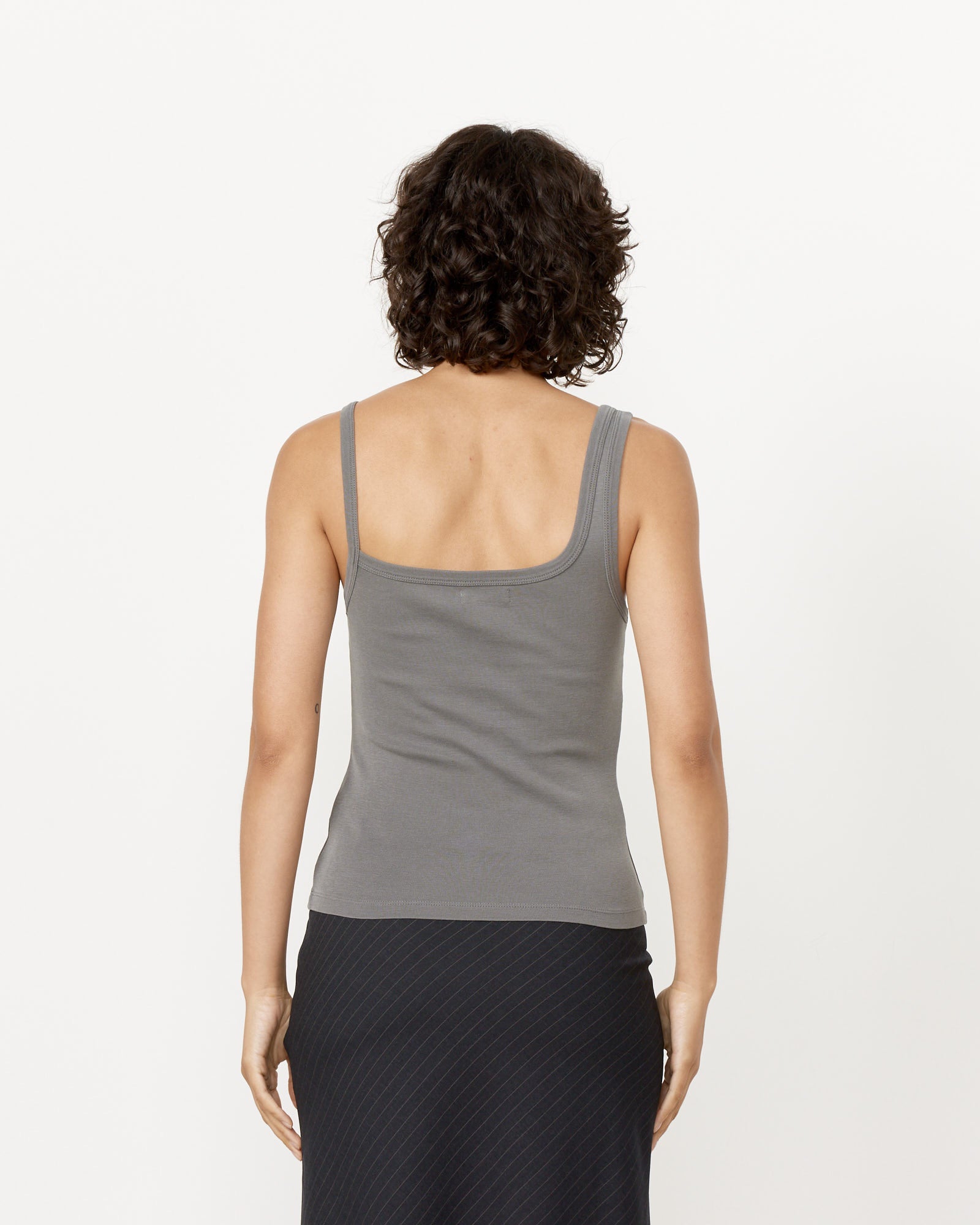 St. Agni Asymmetrical Tank  Pewter Grey - Pewter Grey / XS (258830)