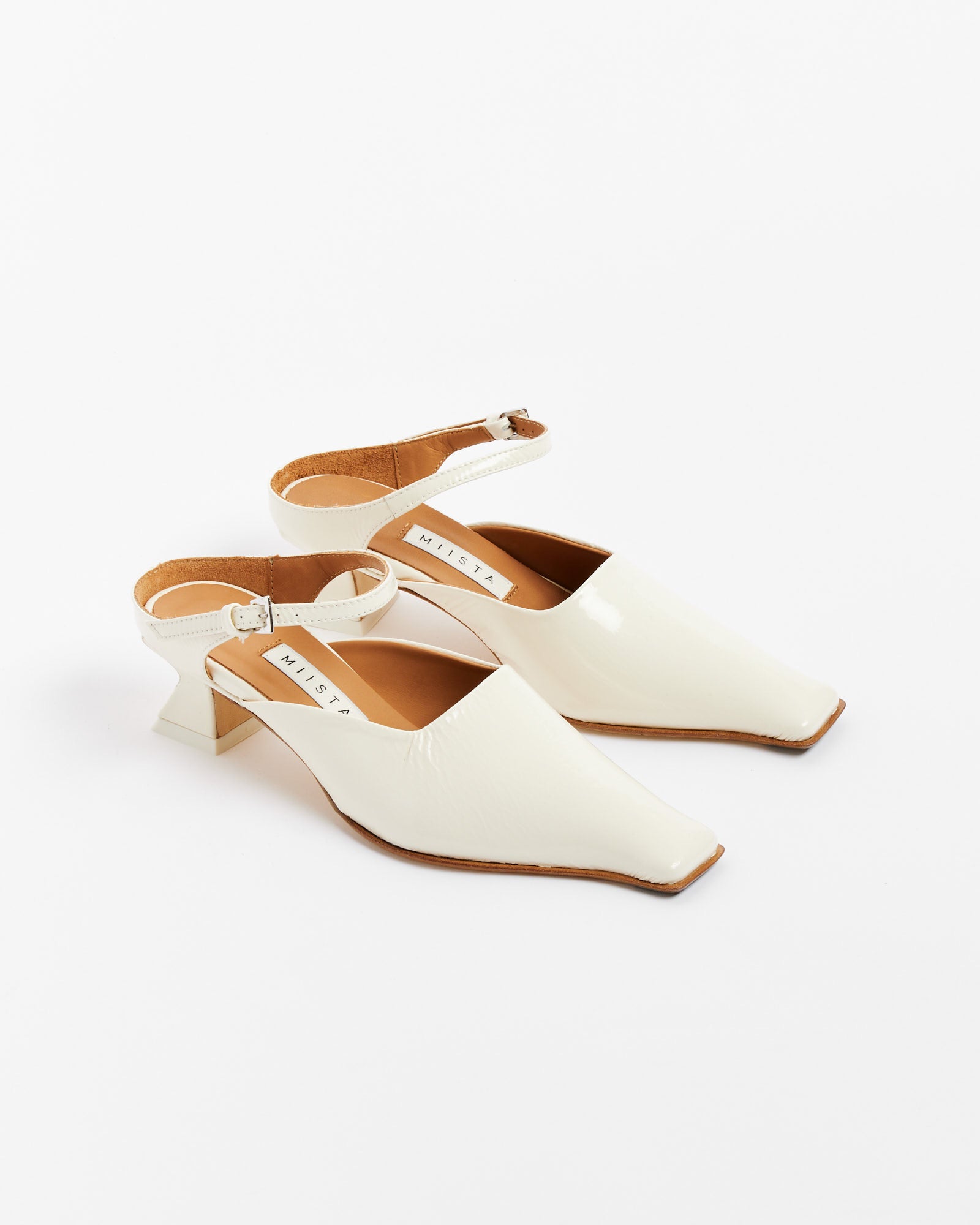 Miista Delf Court Heel White - White / 38 (258881)