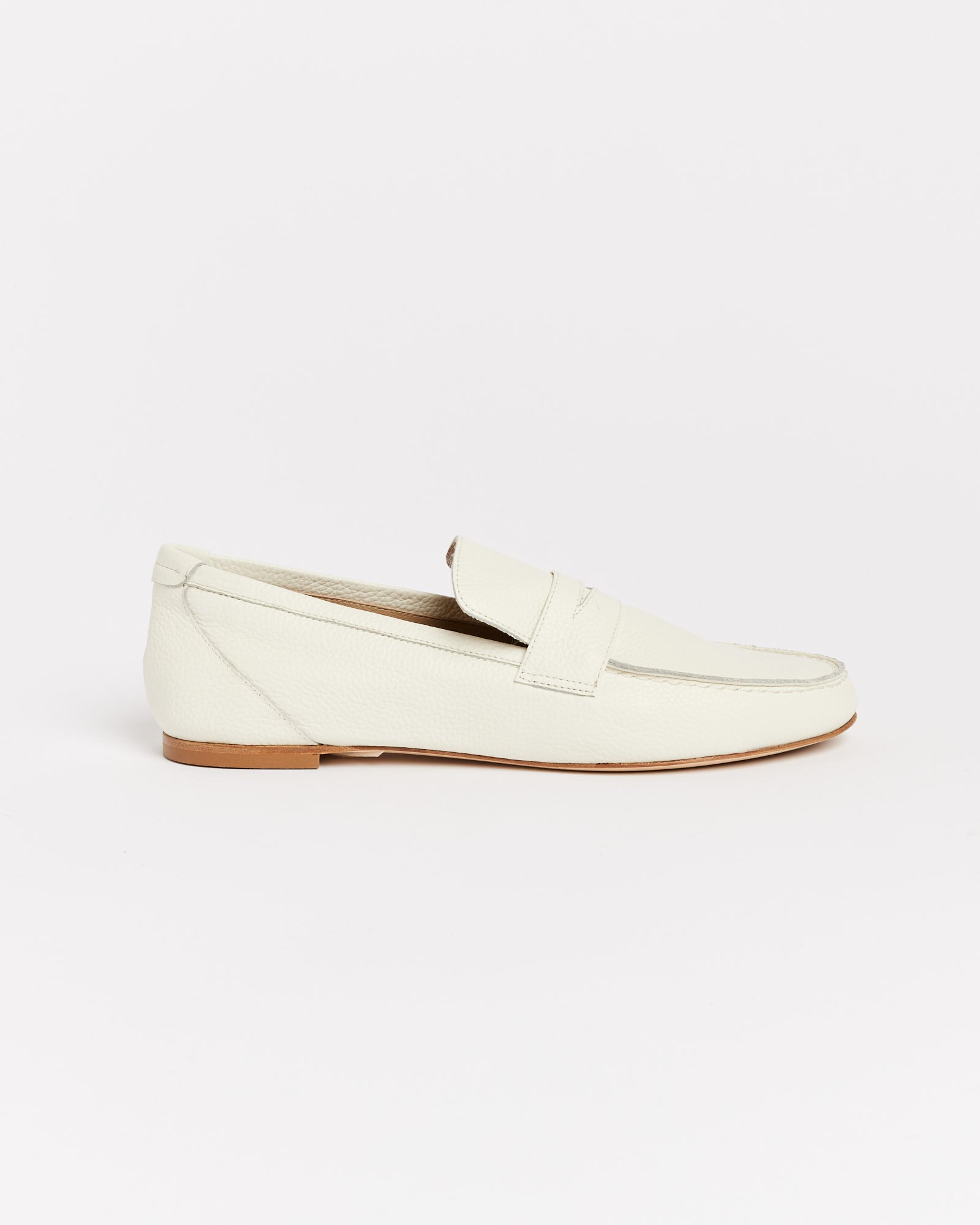 Jamie Haller Penny Loafers Pebble White - Pebble White / 39 (258942)