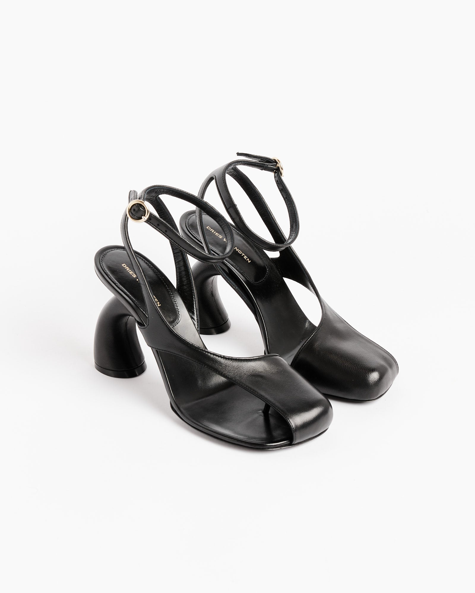 Dries Van Noten 679-112 Heel Black - Black / 38.5 (259035)