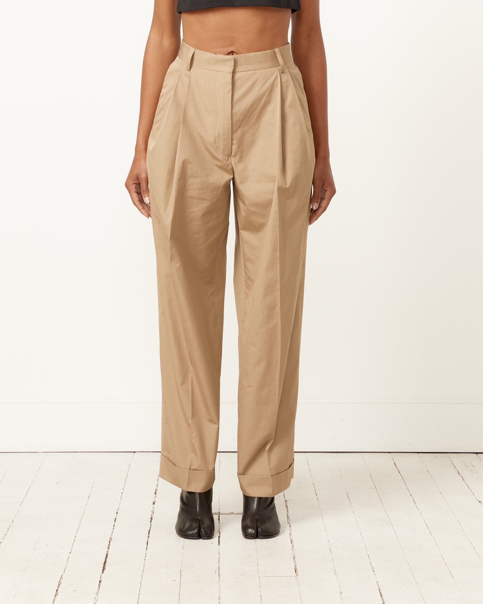 Dries Van Noten Partan 8255 Pants Beige - Beige / 36 (259065)