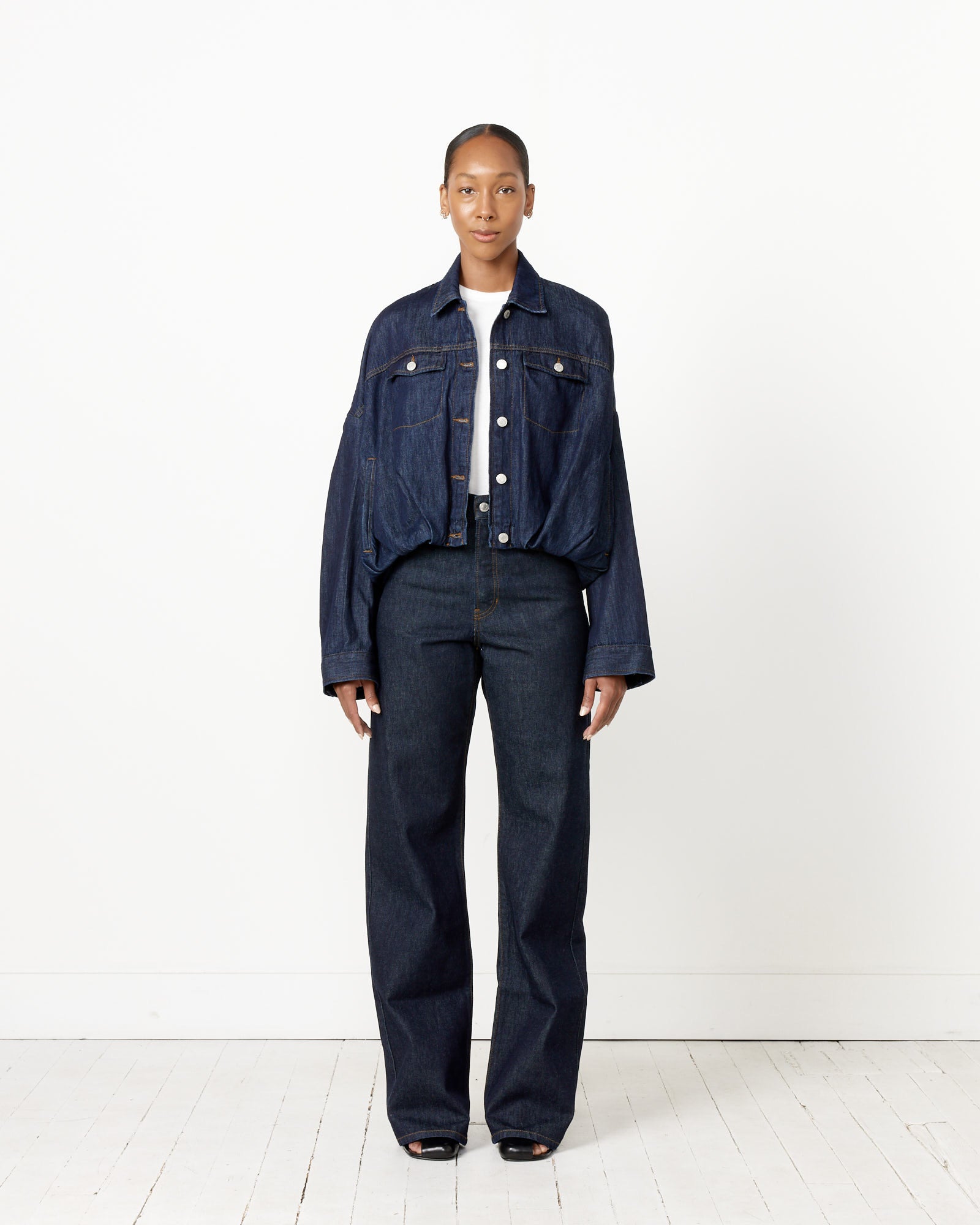 Dries Van Noten Vesto Denim 8432 Jacket Indigo - Indigo / XS (259086)