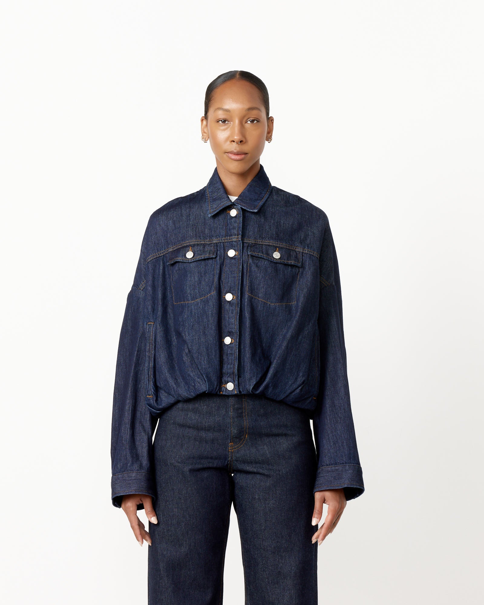 Dries Van Noten Vesto Denim 8432 Jacket Indigo - Indigo / XS (259086)