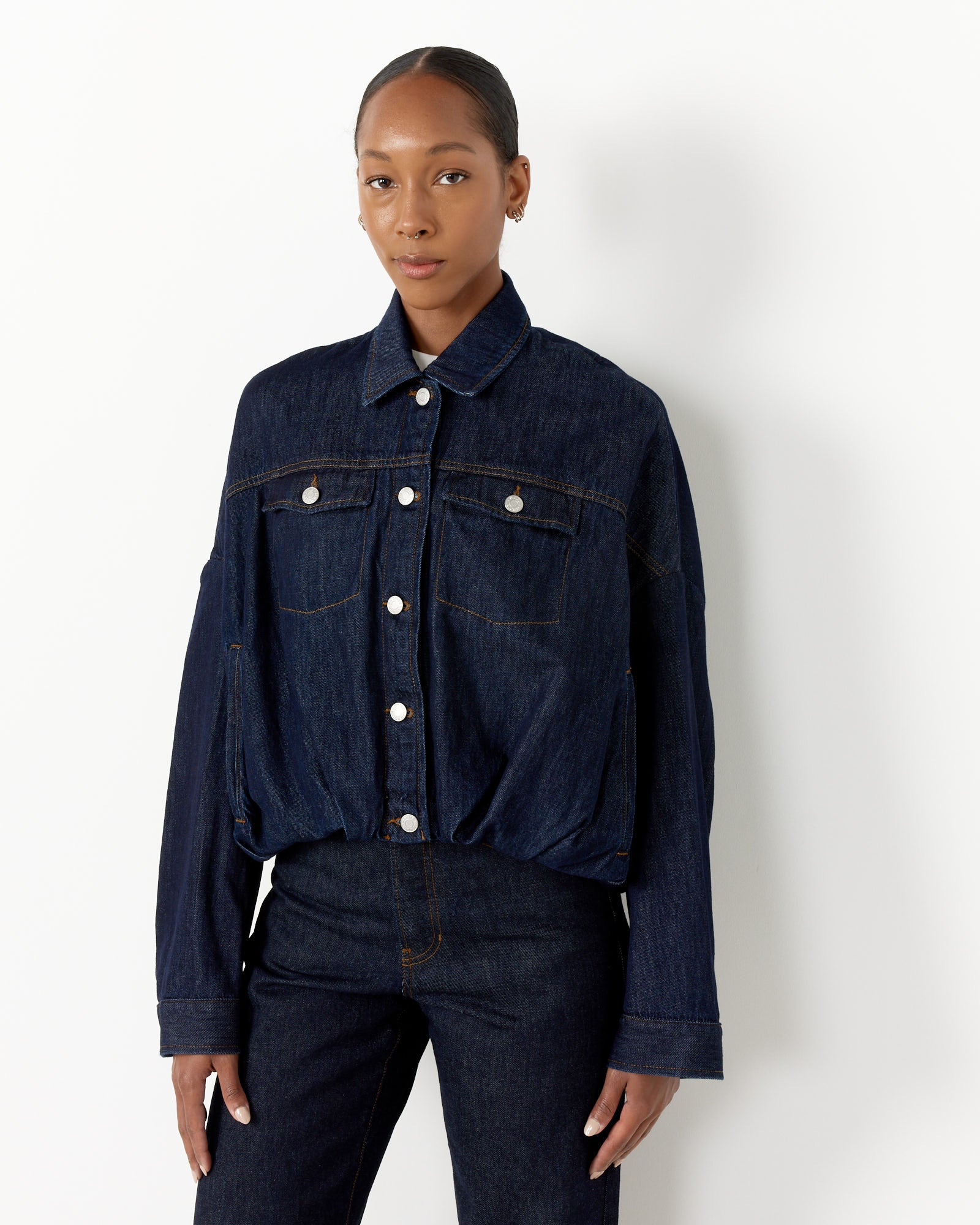 Dries Van Noten Vesto Denim 8432 Jacket Indigo - Indigo / XS (259086)