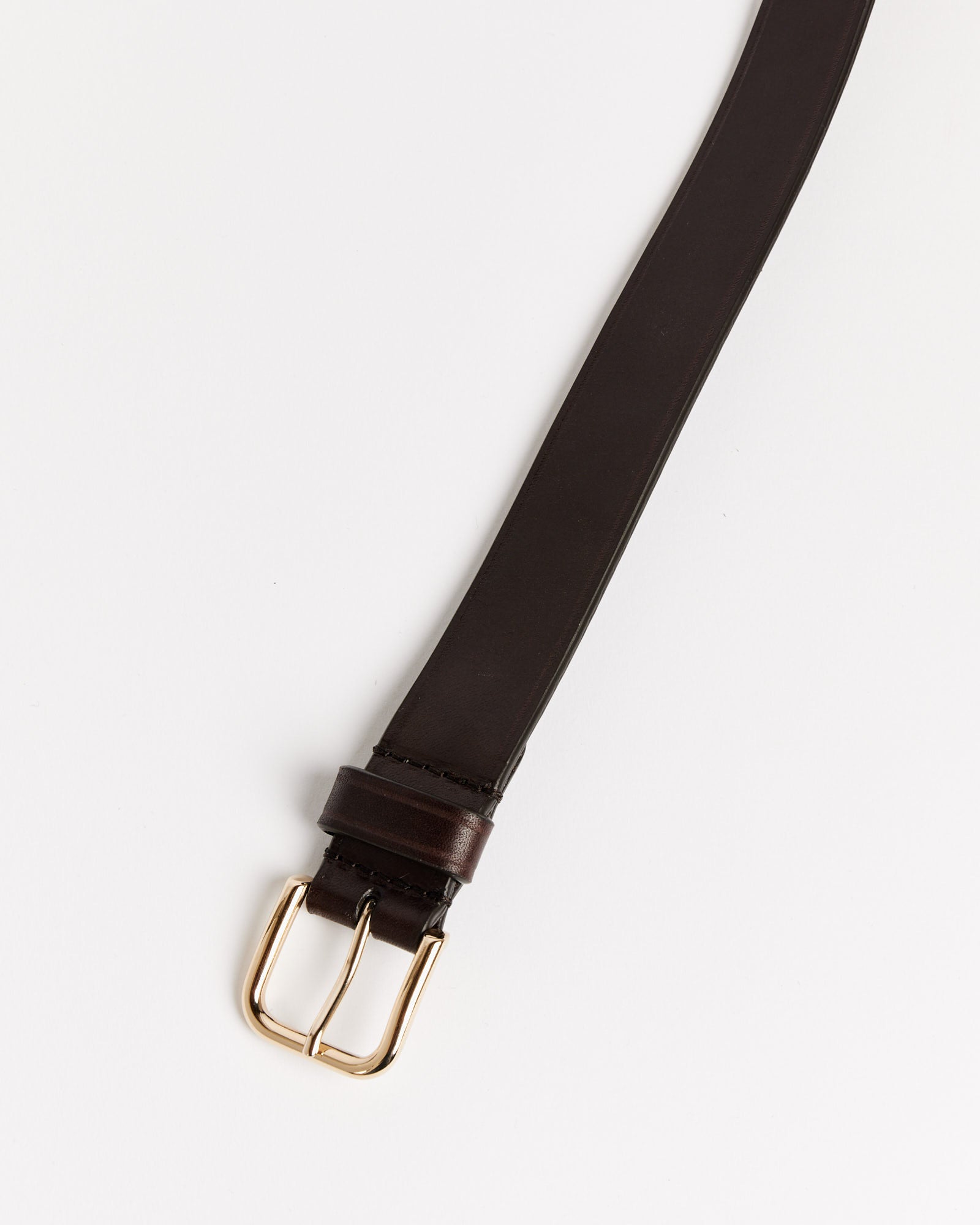 Dries Van Noten Q.102 Belt Dark Brown - Dark Brown / 85 (259143)